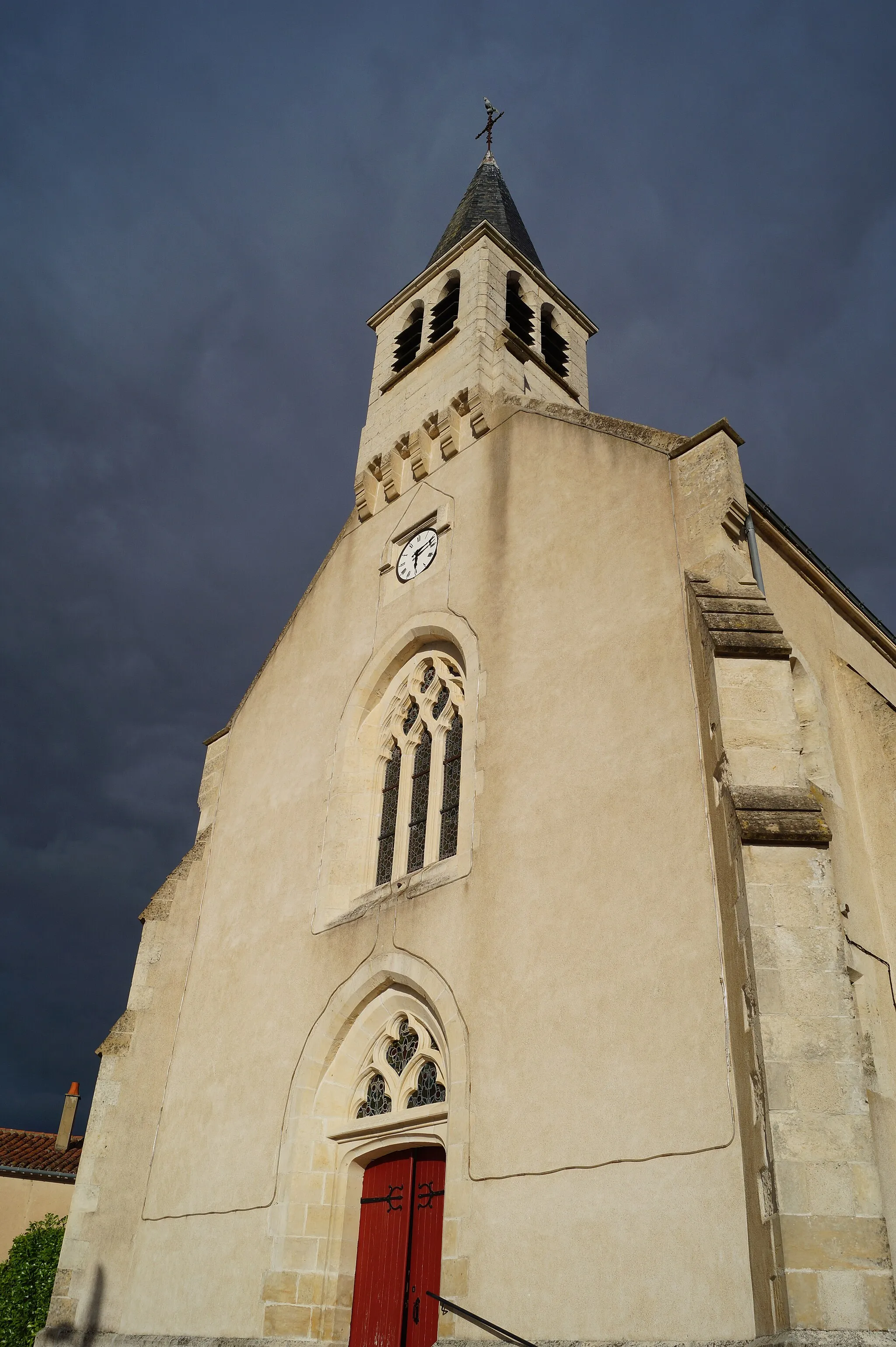Photo showing: L’église Sainte-Gemme de Sainte-Gemme-des-Bruyères.