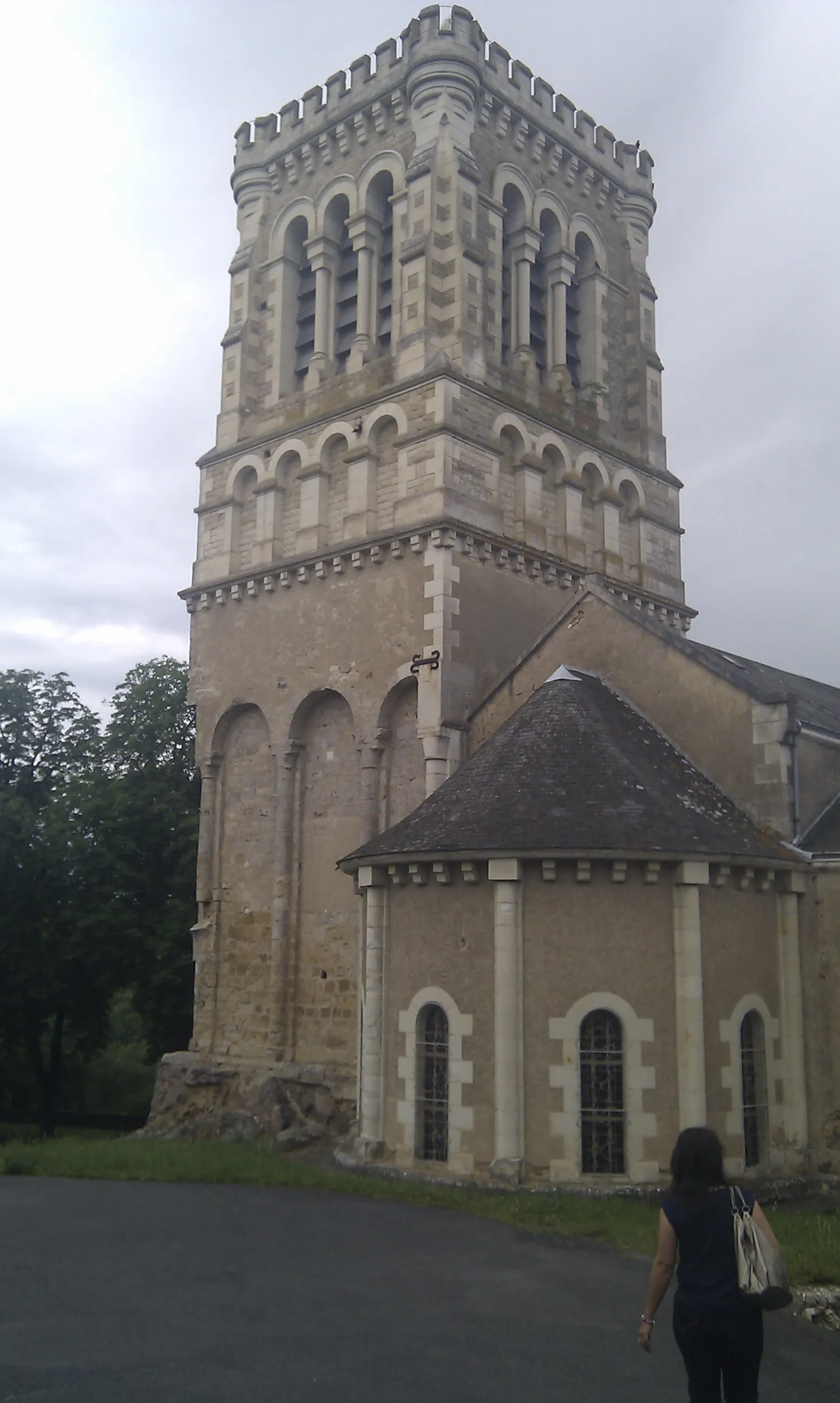 Photo showing: Tour de l'église de L'Isle Jourdain