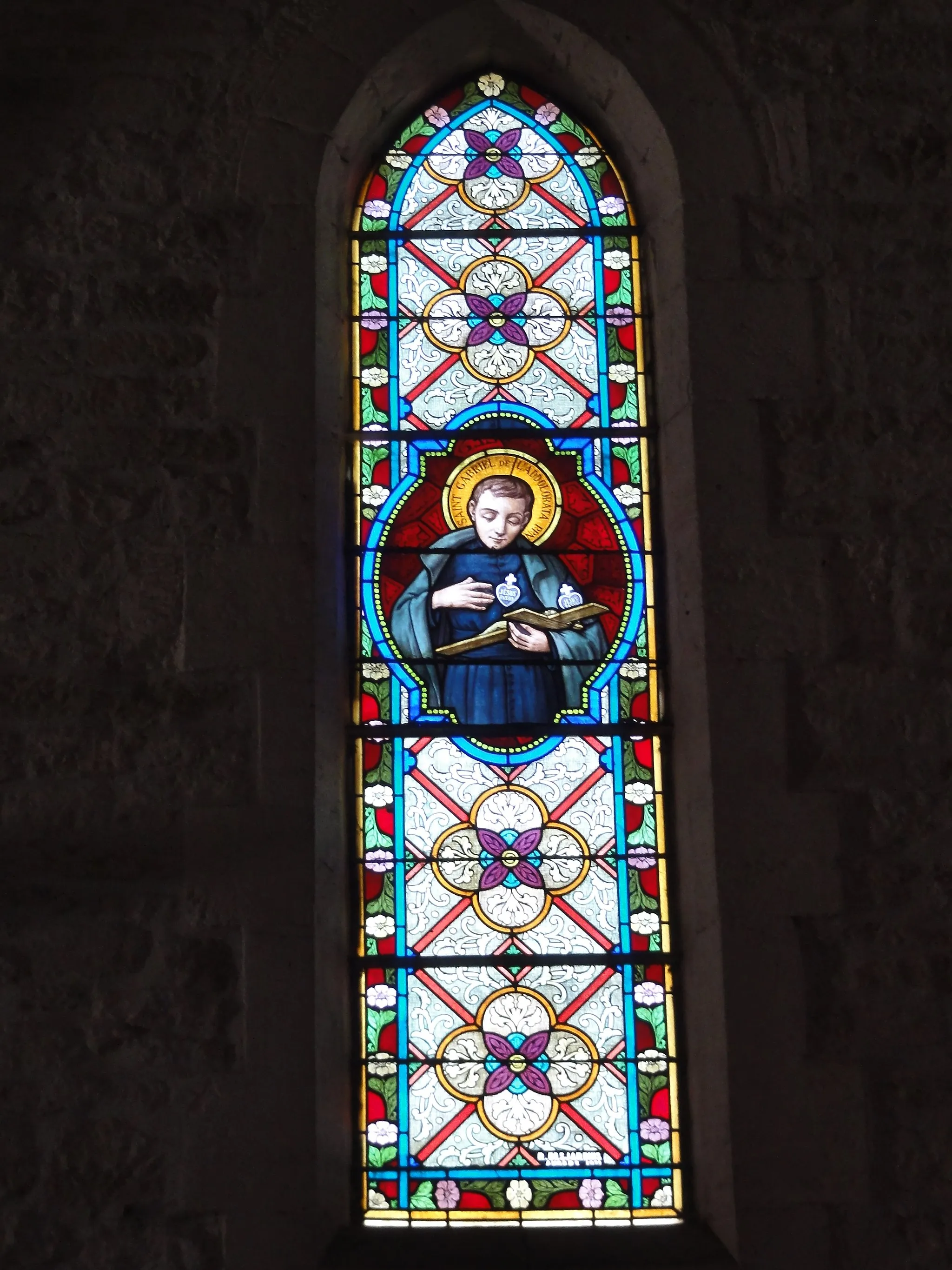 Photo showing: Brioux-sur-Boutonne (Deux-Sèvres) église, vitrail 2