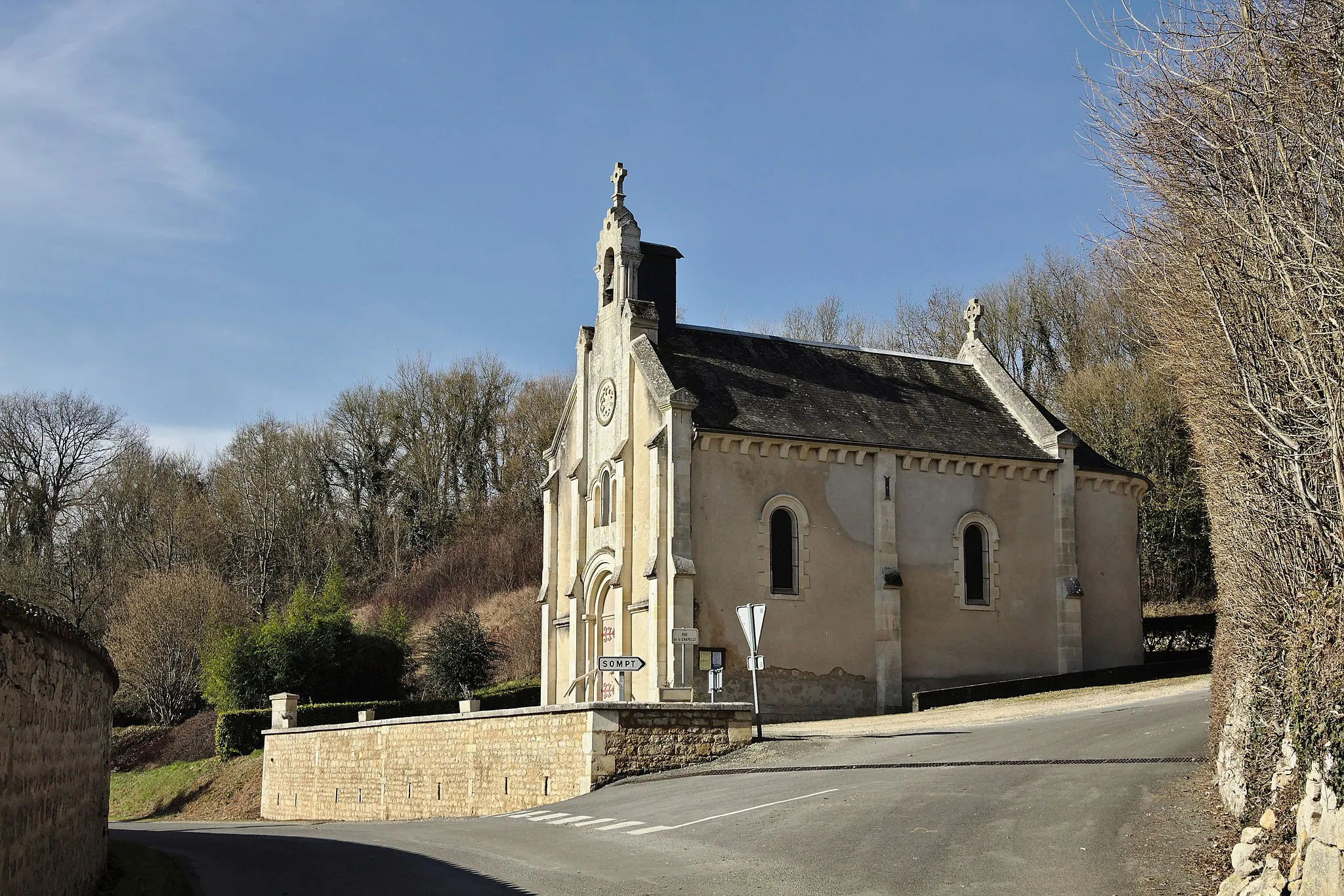 Photo showing: Chapelle Saint-Médard, Sompt, Deux-Sèvres, Poitou-Charentes, France