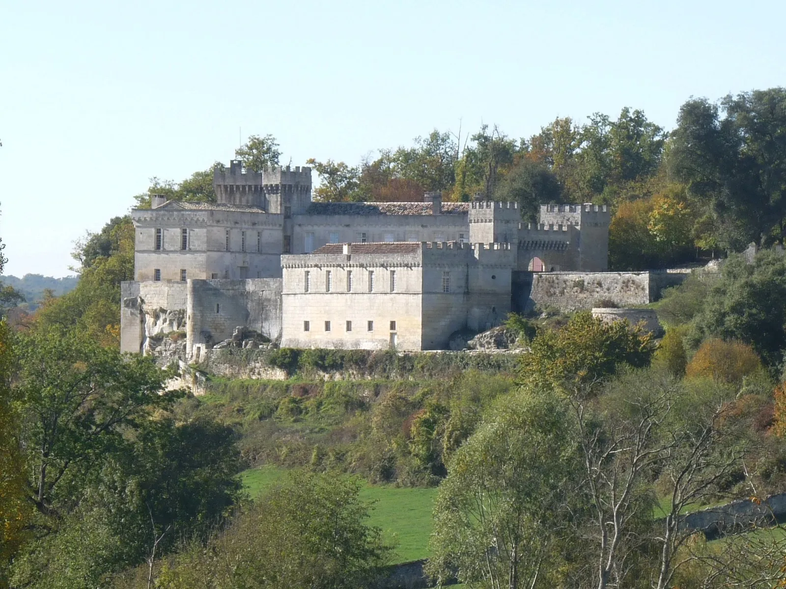 Photo showing: Château de la Tranchade, Garat, Charente, France. Vue du sud-est