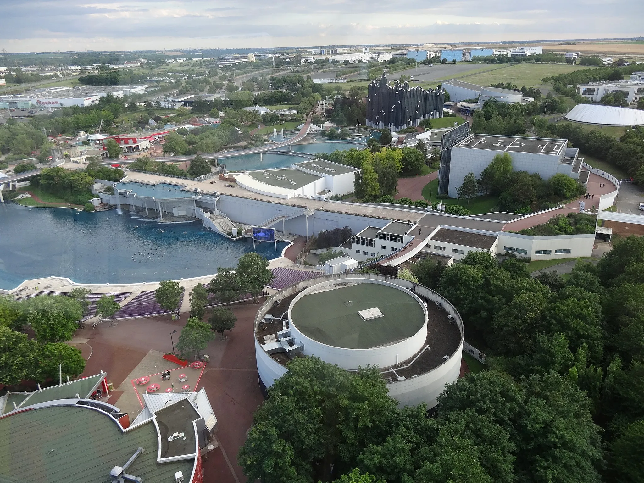 Photo showing: Futuroscope.View from the Gyrotour