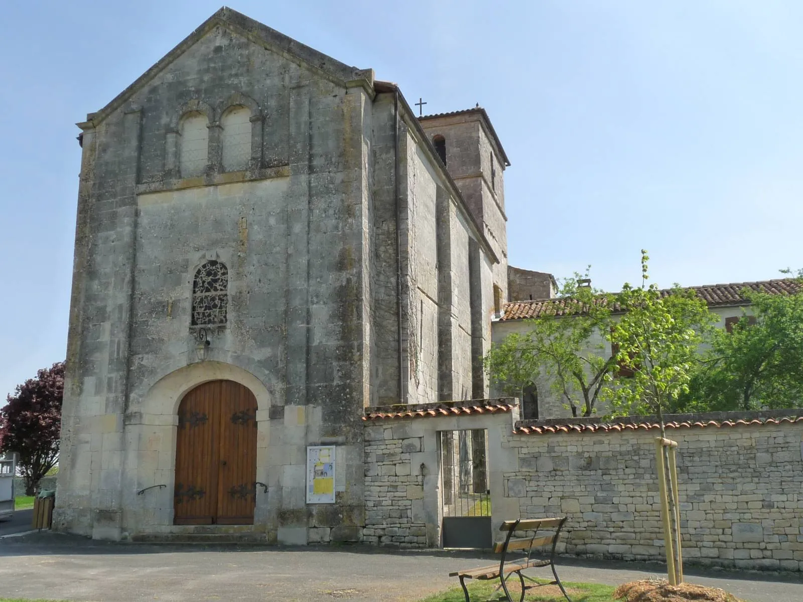 Photo showing: Eglise de Nercillac, Charente, France