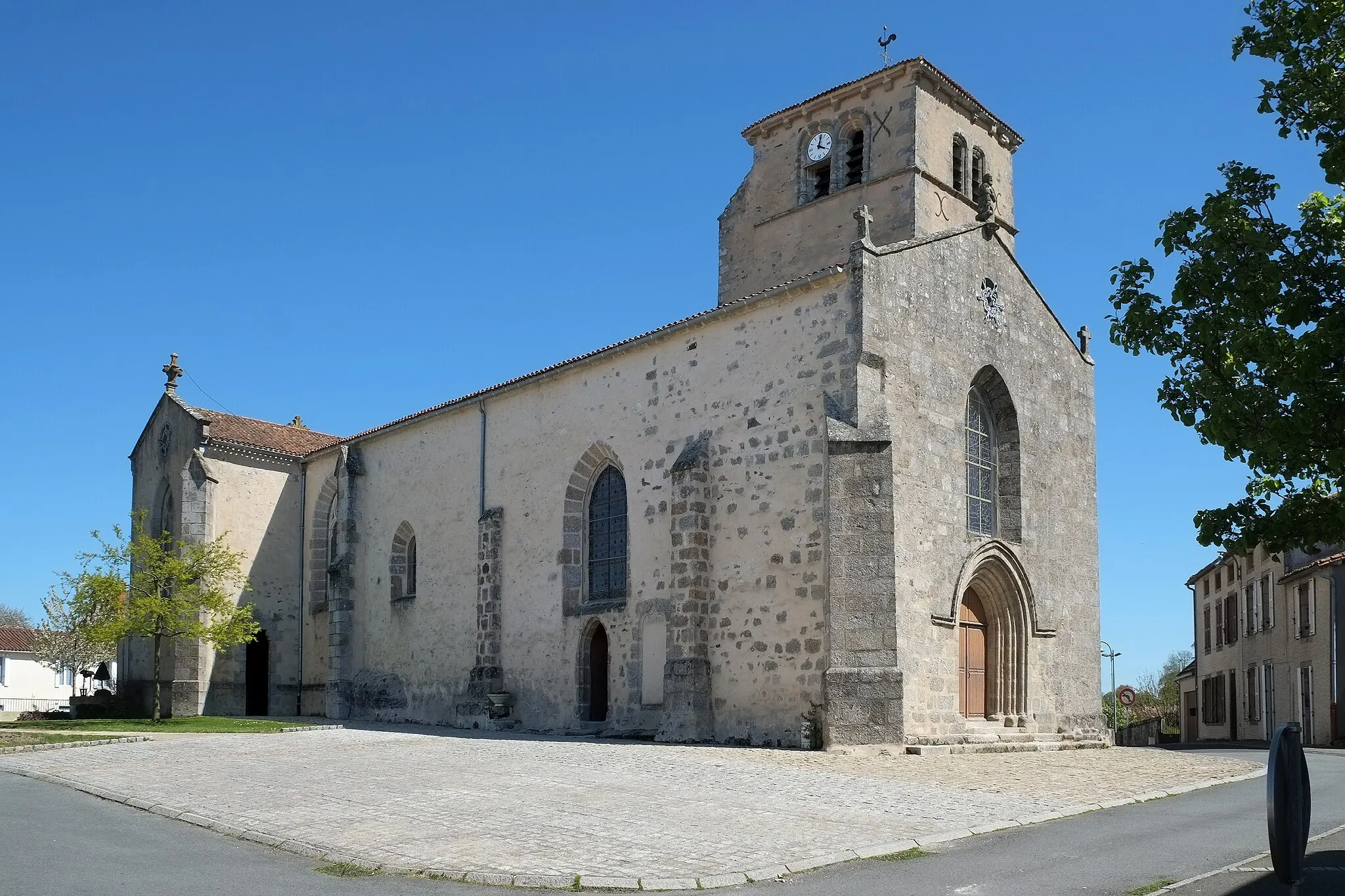 Photo showing: Église Saint-Étienne Largeasse Deux-Sèvres France