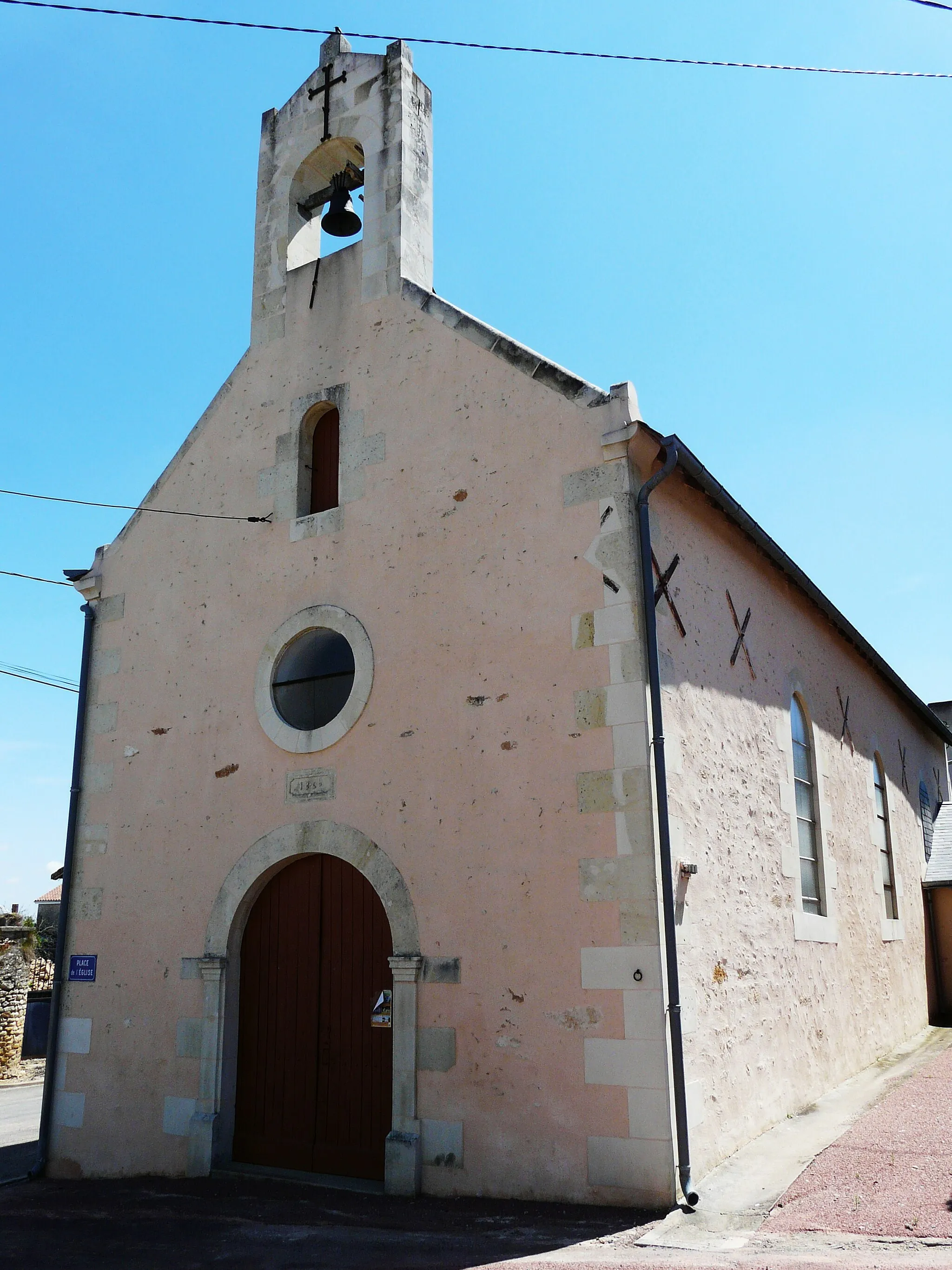Photo showing: Église du bourg de Noizé (Oiron)