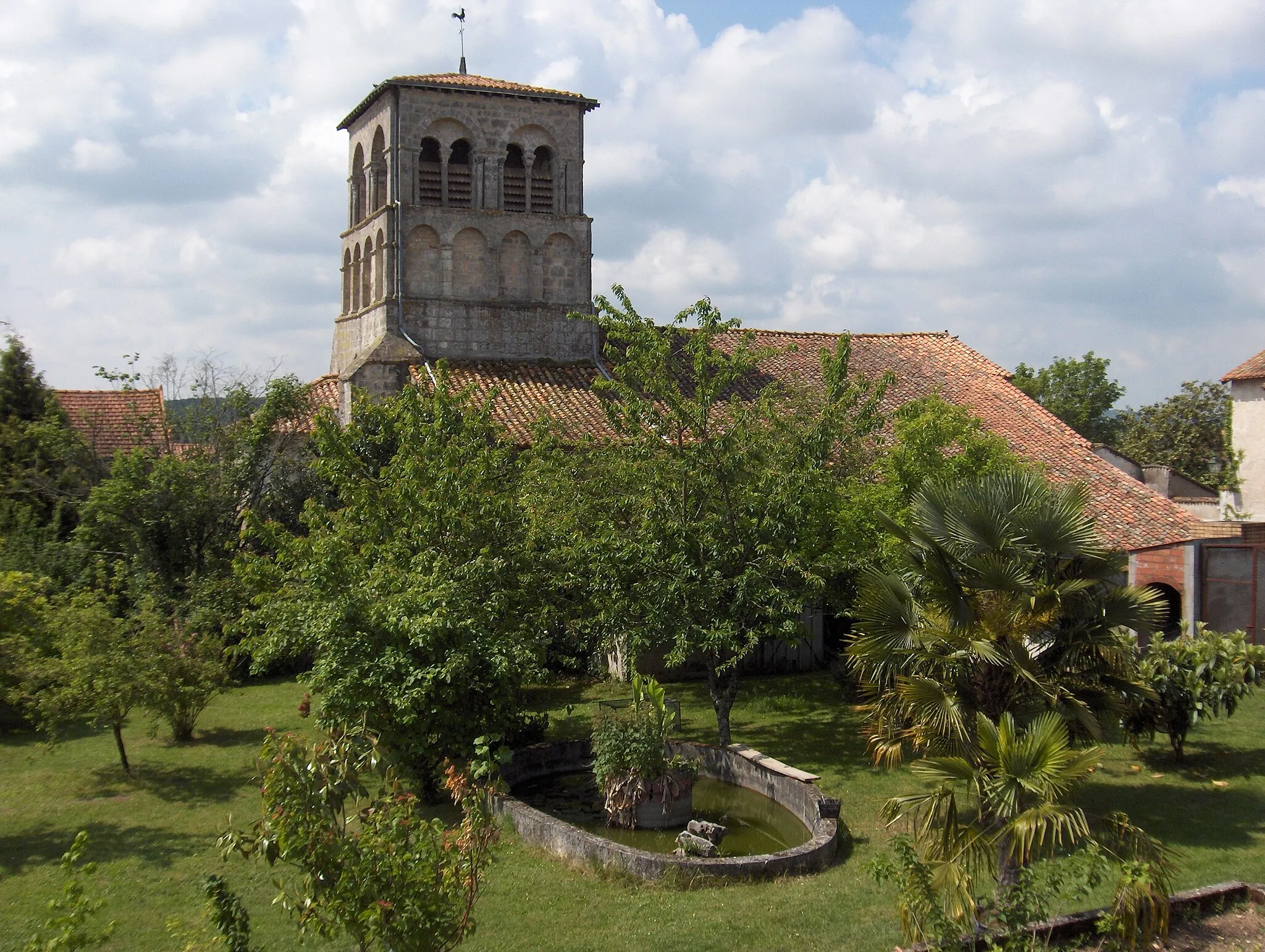 Photo showing: Church of Saint Germain de Montbron - Charente - France - Europe