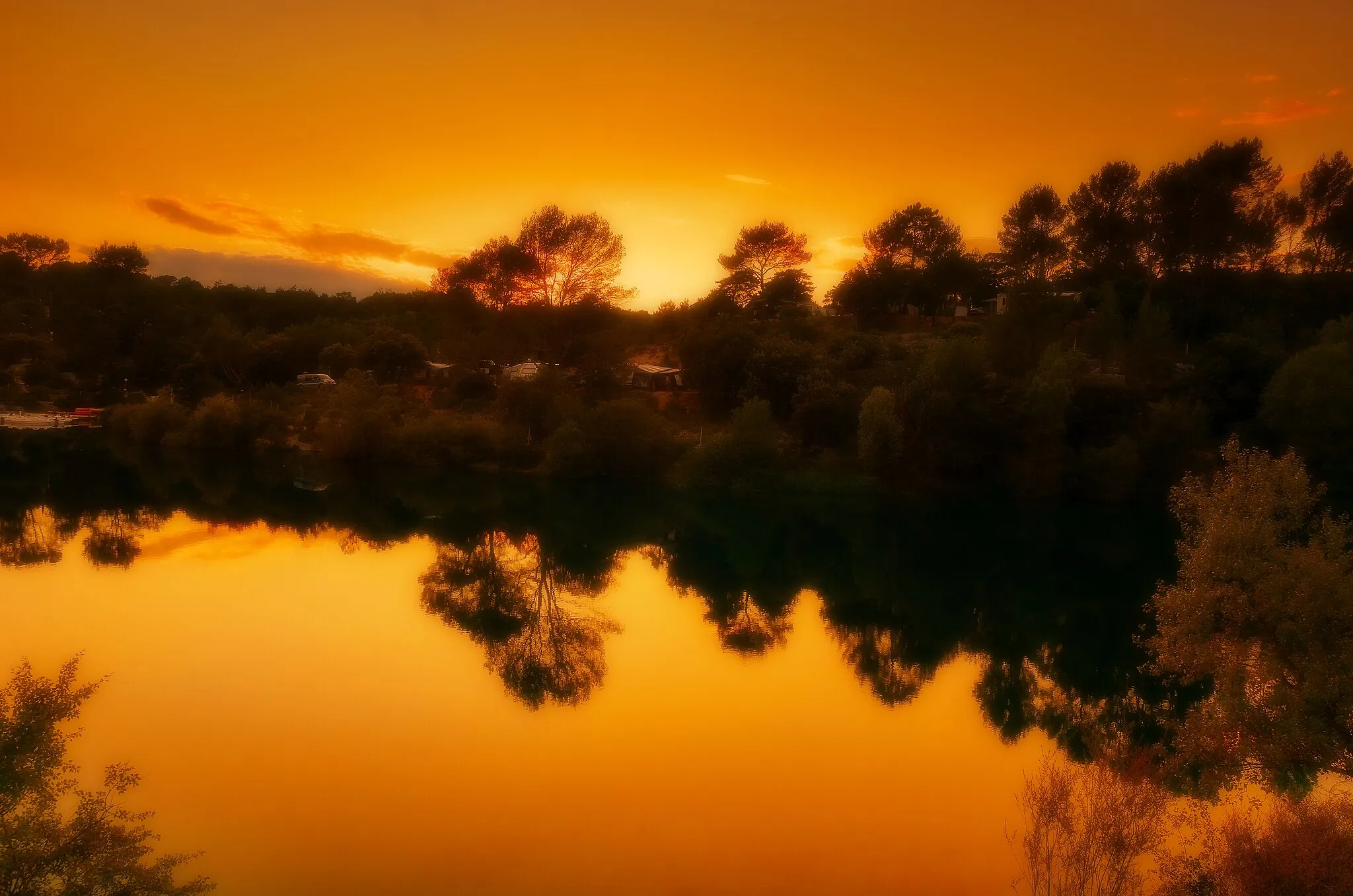 Photo showing: le Verdon, un soir, plus tard