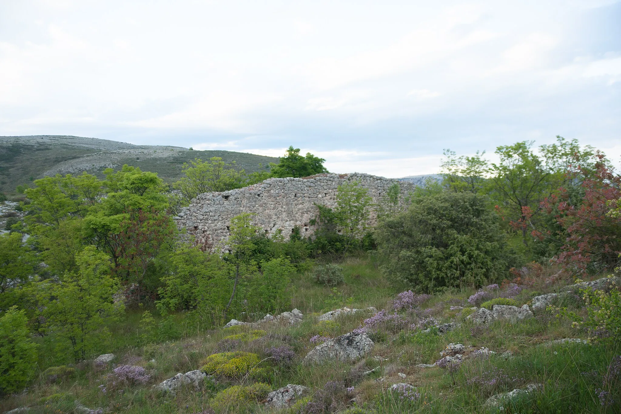 Photo showing: Baou des Blancs - Ruines de la Bastide-Saint Laurent