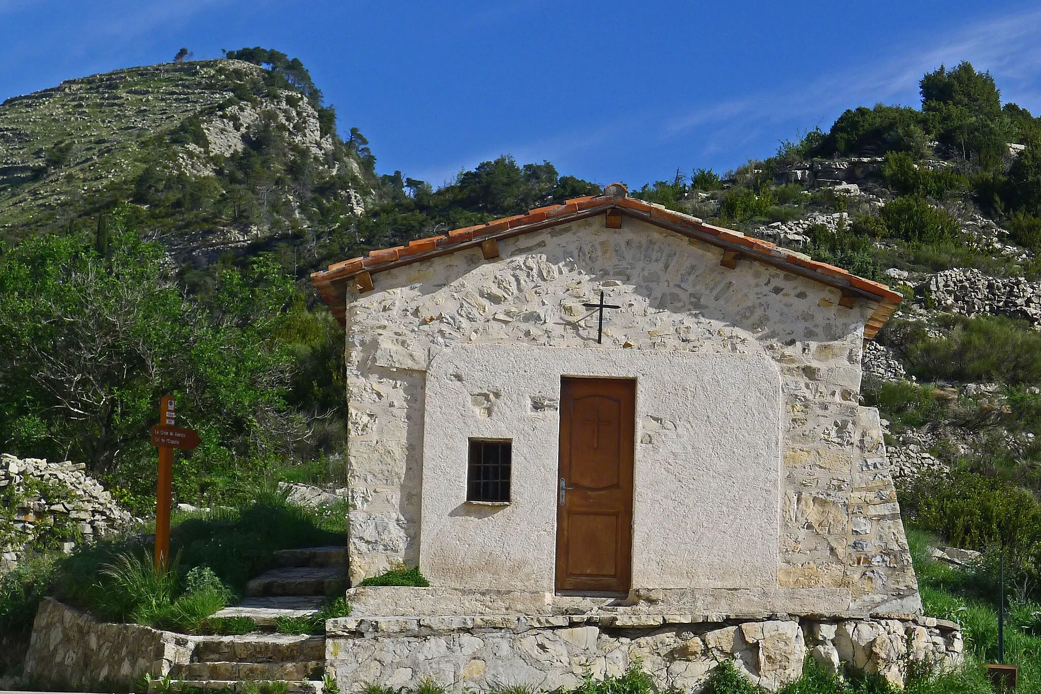Photo showing: La chapelle Saint-Roch de Bairols.