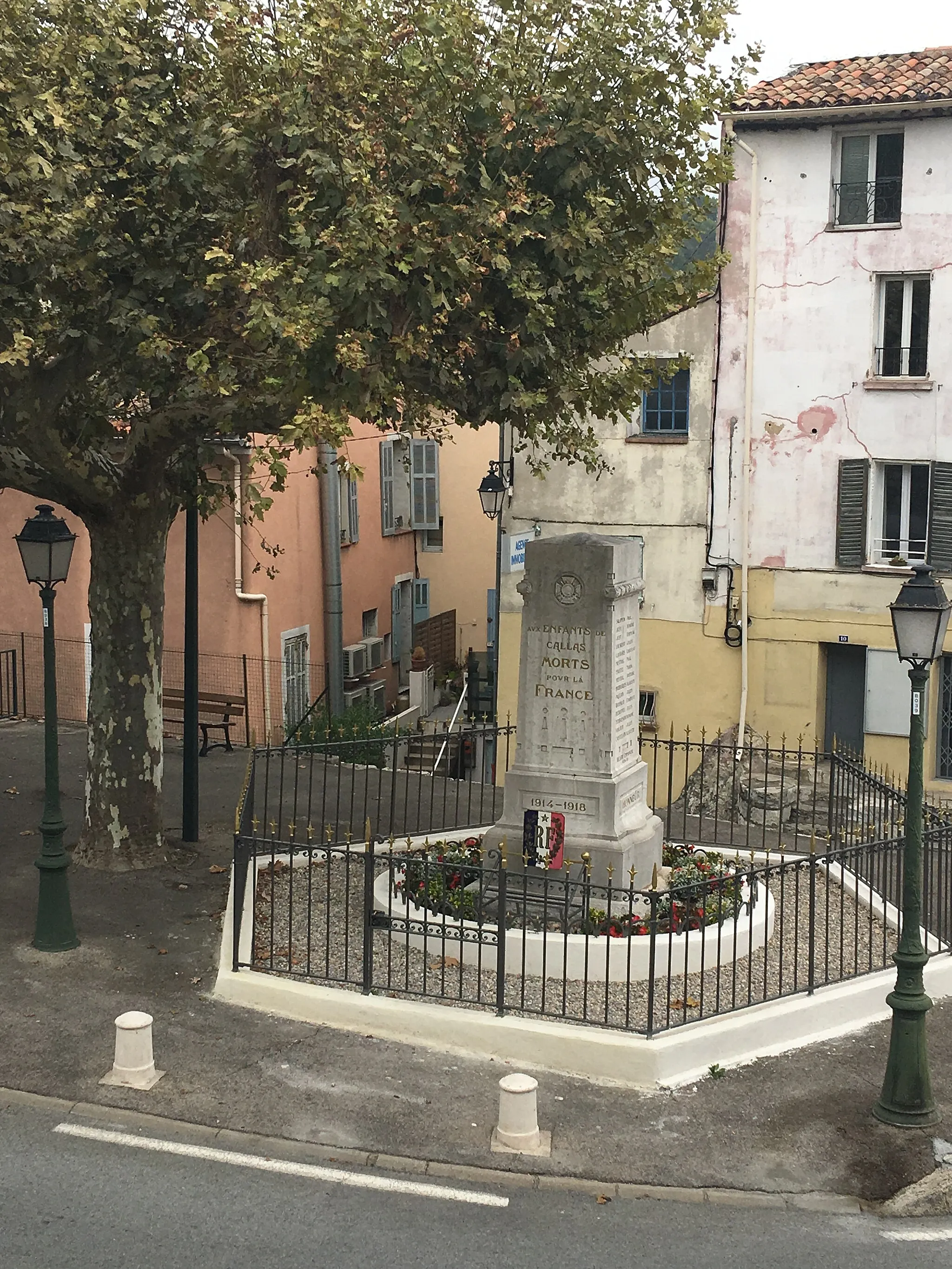 Photo showing: Monument aux morts de Callas (Var)
