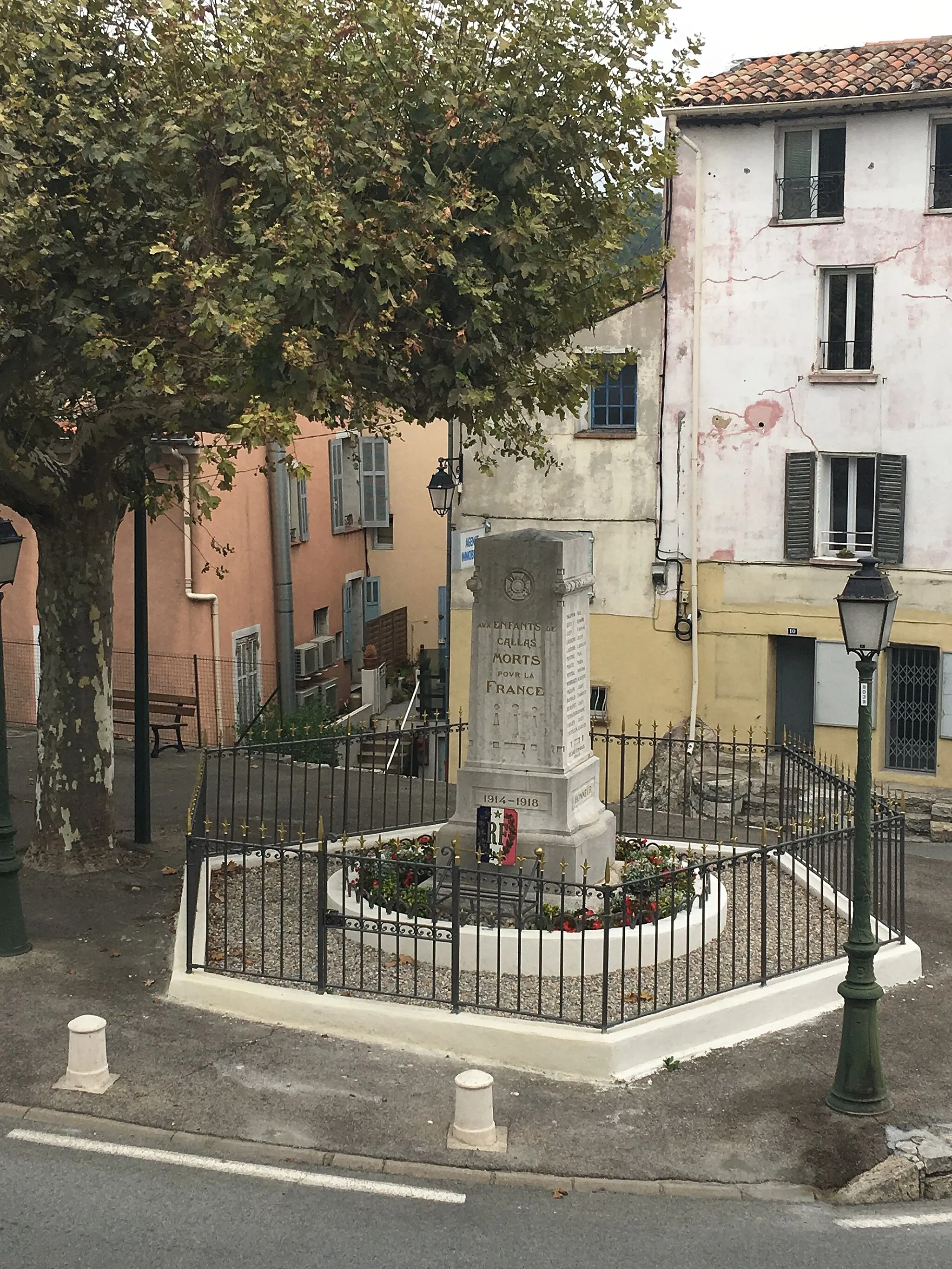 Photo showing: Monument aux morts de Callas (Var)