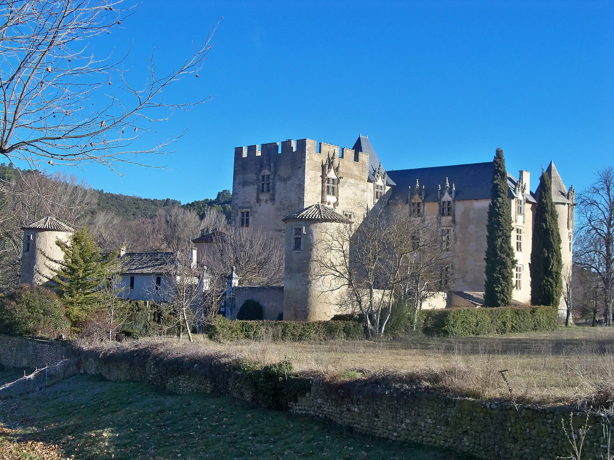 Photo showing: Castle of Allemagne en Provence, Alpes de Haute Provence, France