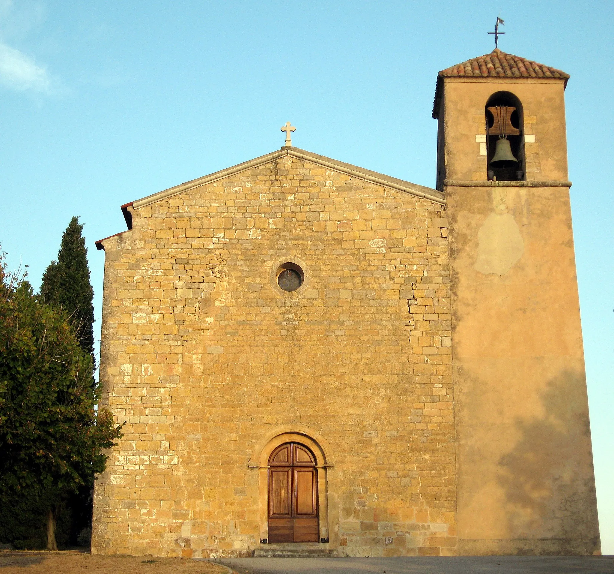Photo showing: Tourtour Romanic Church St Denis