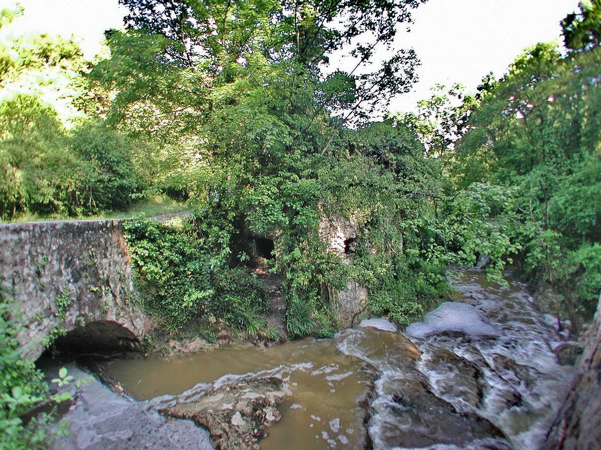 Photo showing: Tourrettes (Var) Chautard river with an ancient watermills