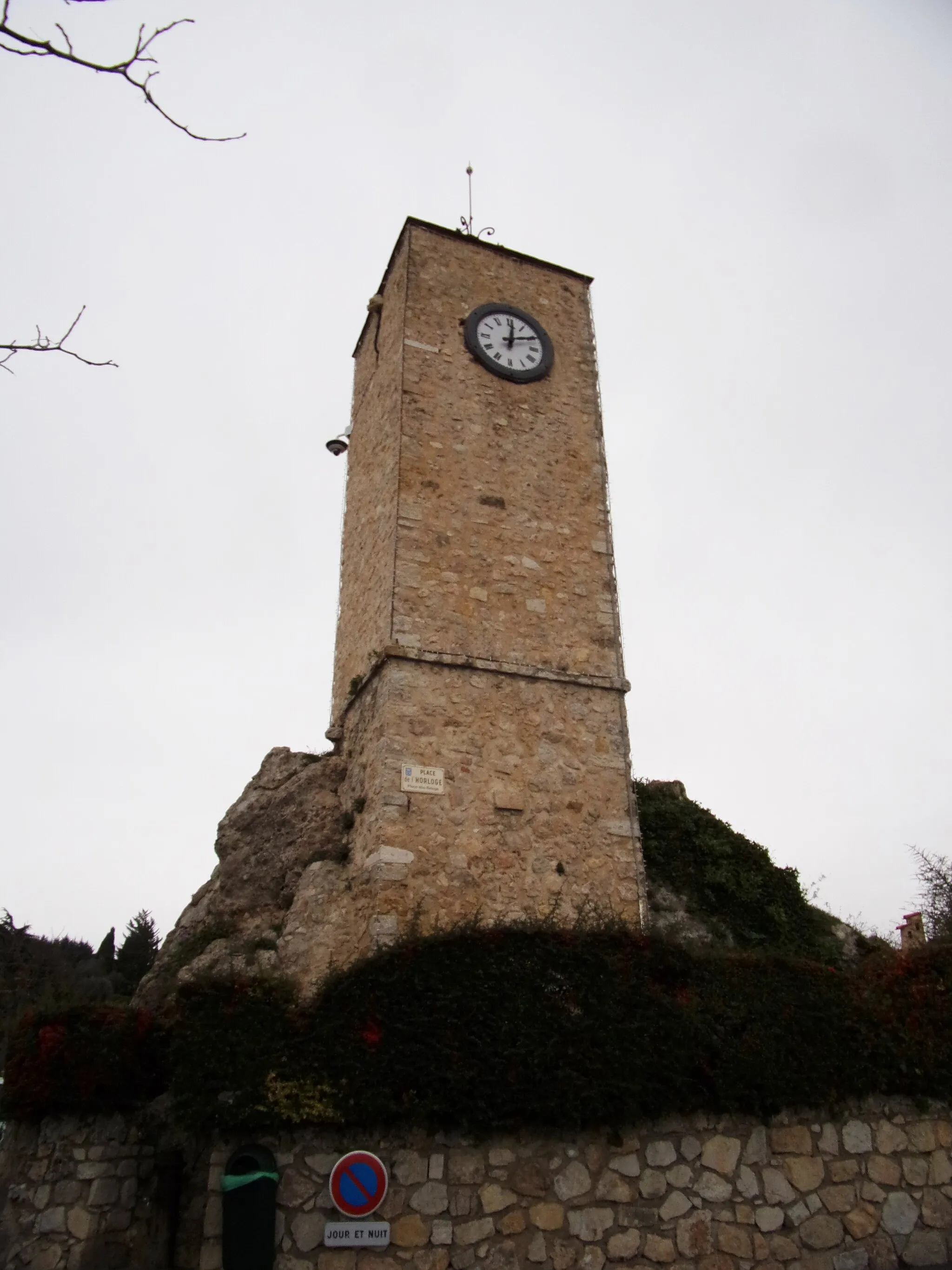 Photo showing: Tour de l'horloge de Tourrettes, du XIVème siècle