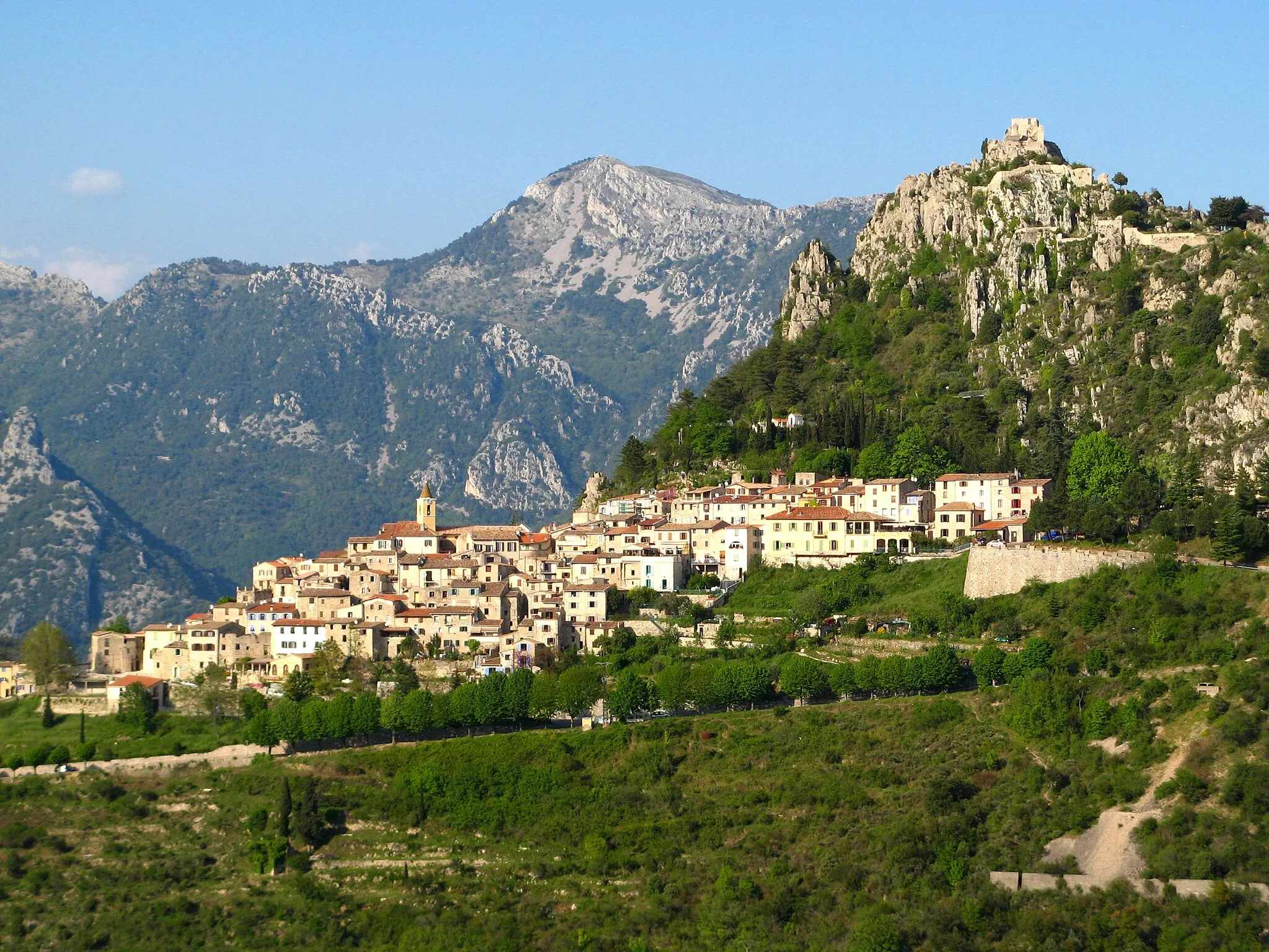 Photo showing: Sainte-Agnès (Alpes-Maritimes): general view