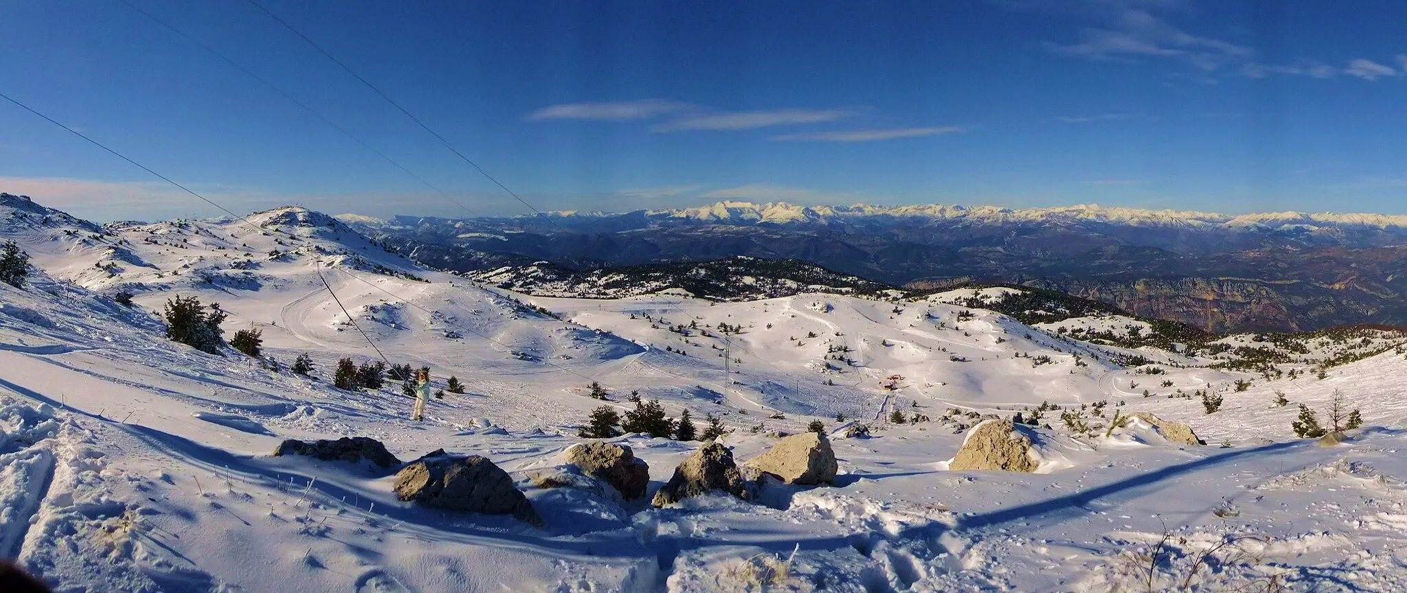 Photo showing: Greolières Les Neiges: Ski station