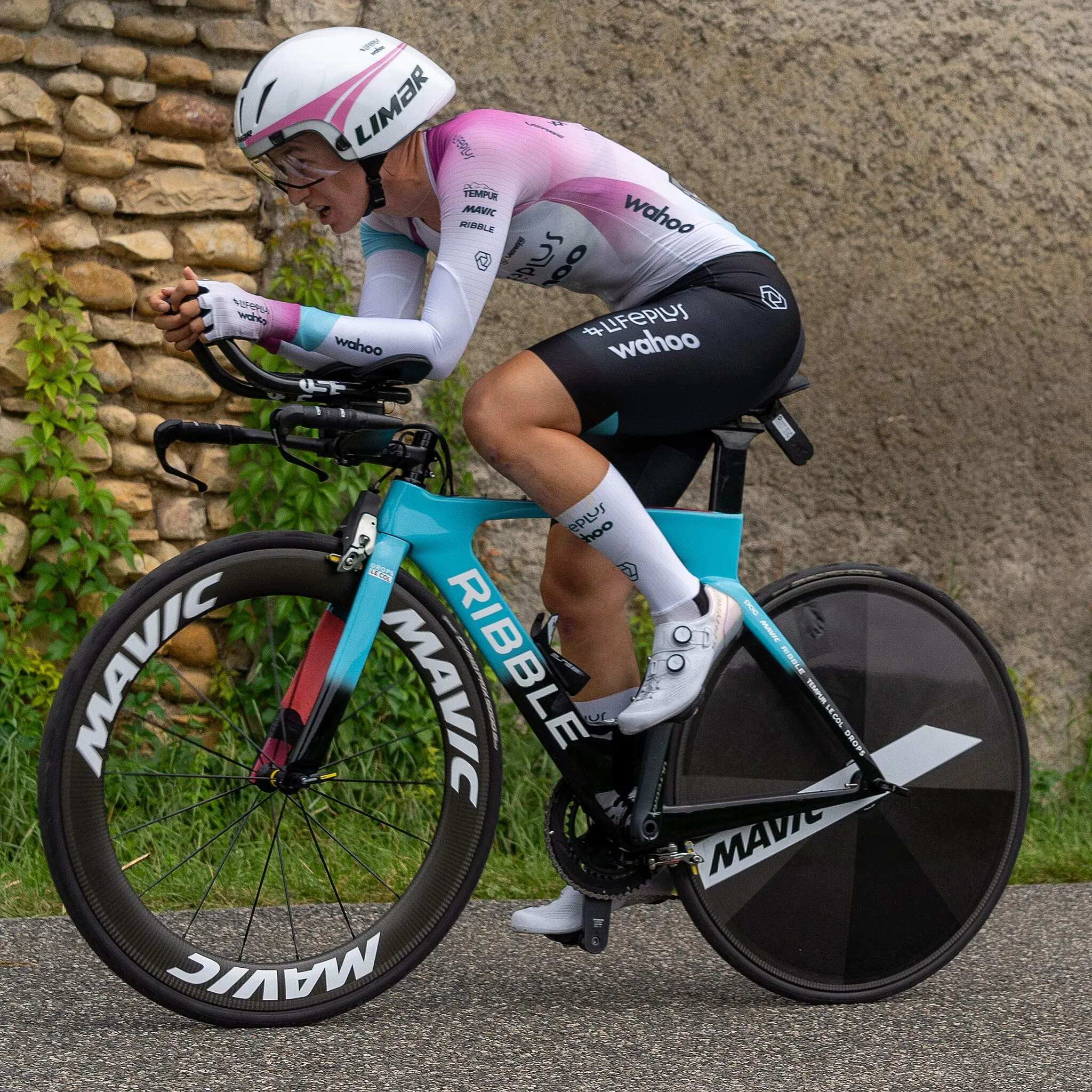 Photo showing: Margaux VIGIE during Pau Tour de France Femmes 2023 time trial