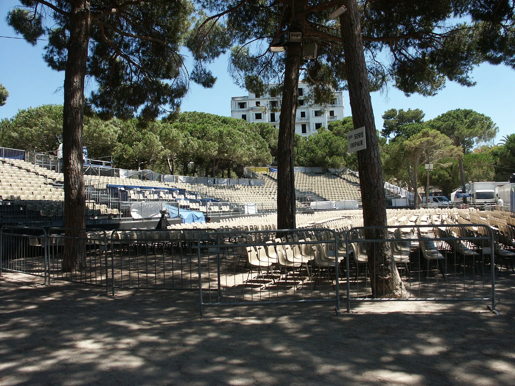 Photo showing: Pinède Gould during the summer jazz festival in Juan-Les-Pins, France.