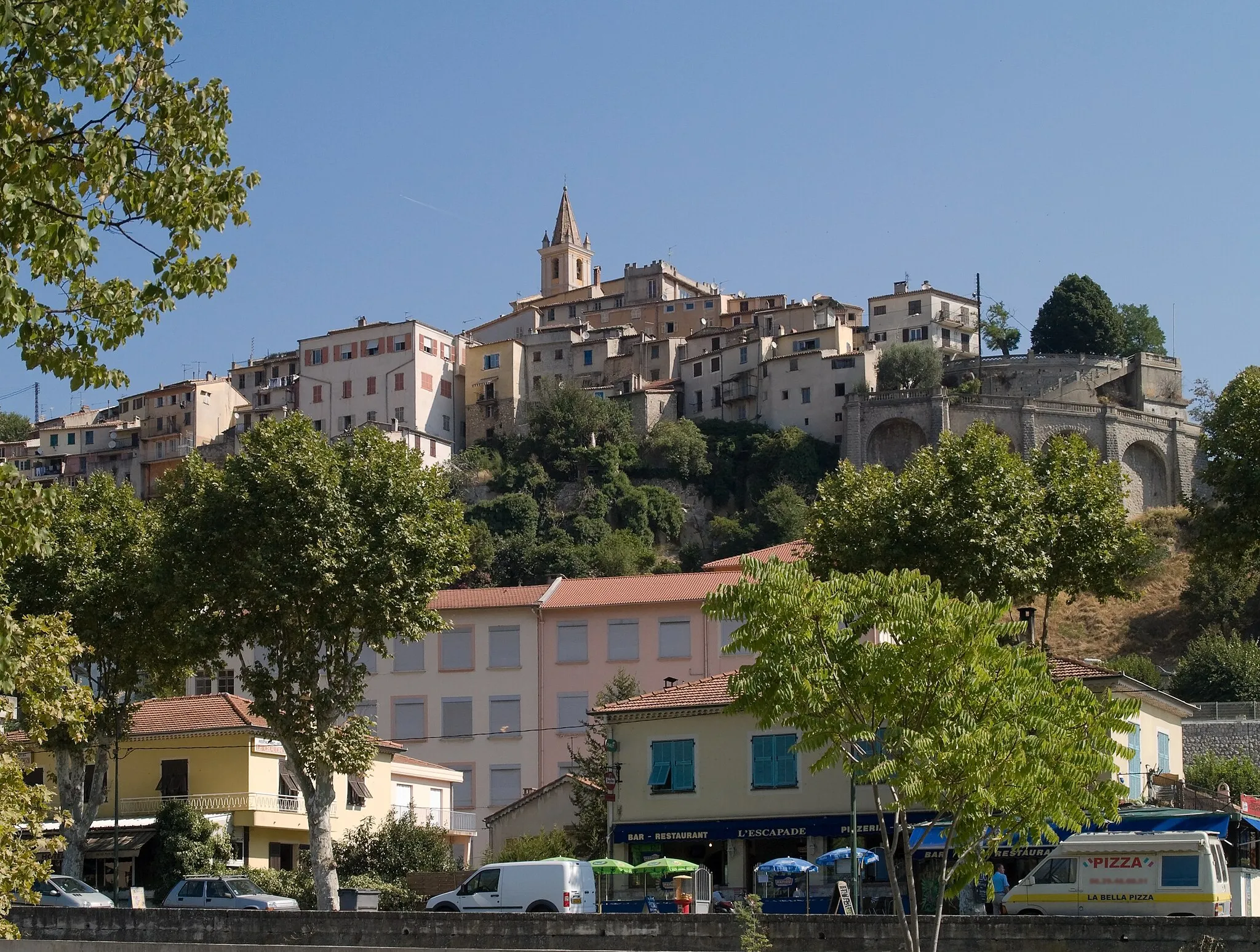 Photo showing: View of Contes, Alpes-Maritimes, France