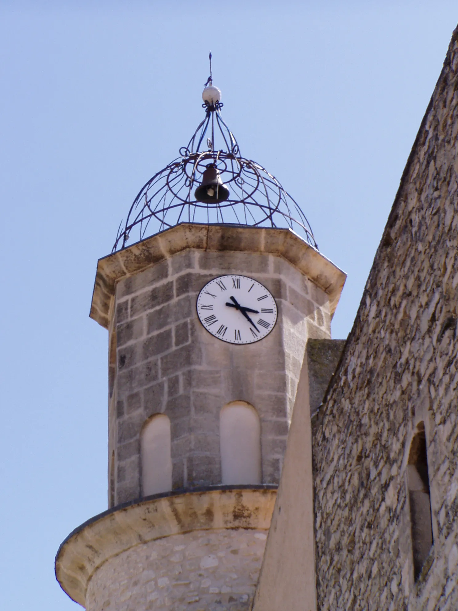 Photo showing: Clock tower of Sigonce