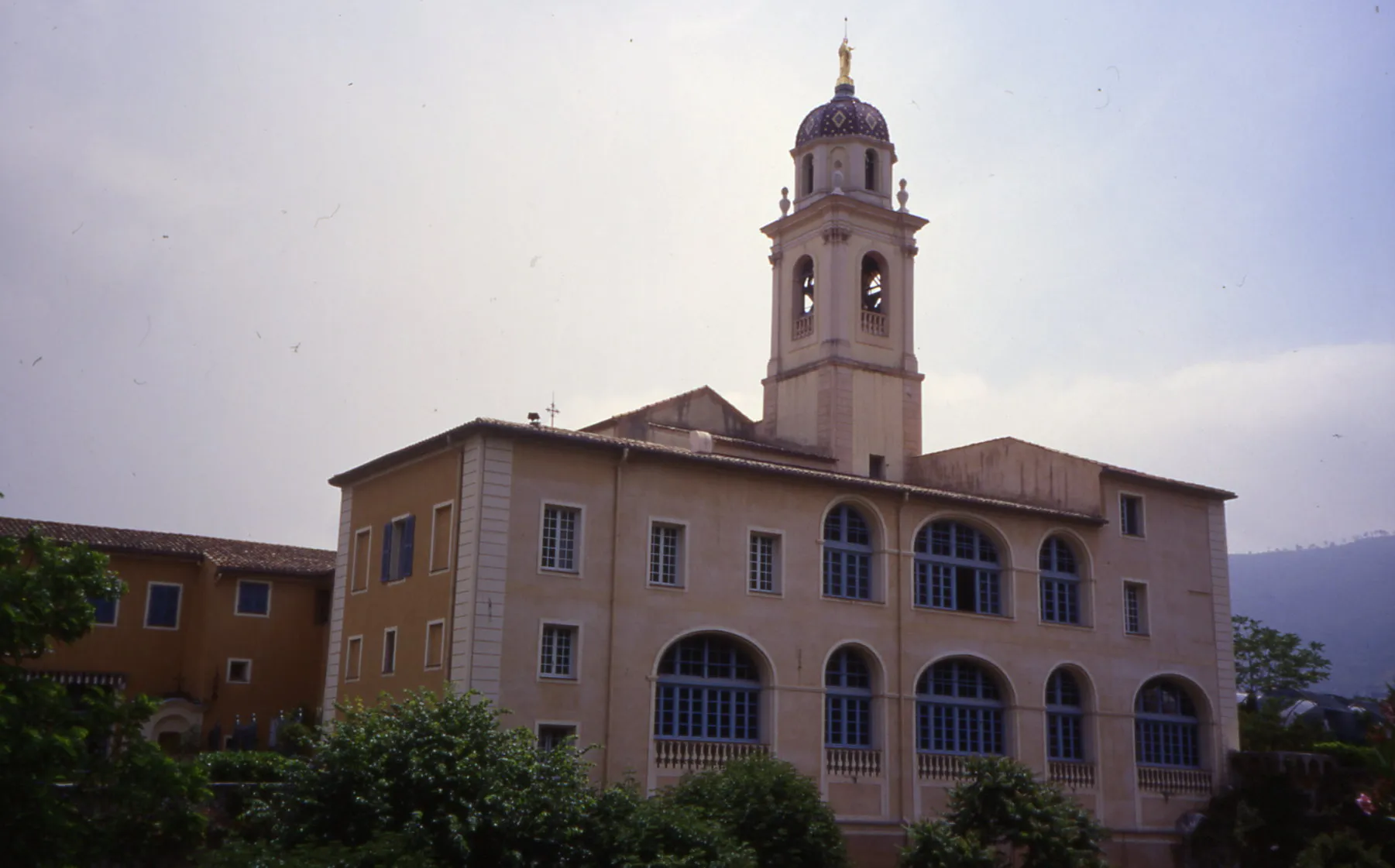 Photo showing: View of Notre Dame de Laghet (La Trinité, Alpes Maritimes, France)