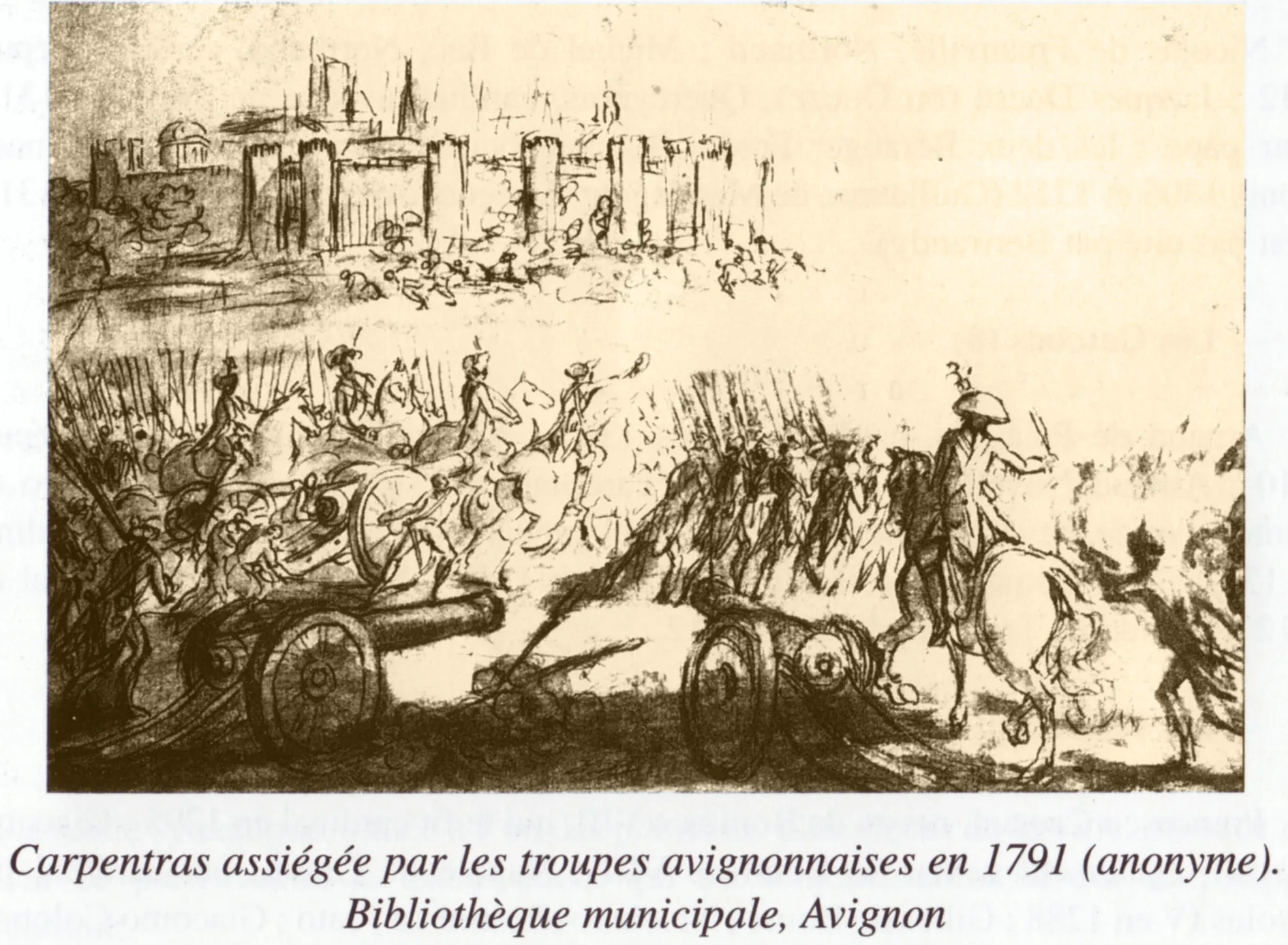 Photo showing: Siège de Carpentras (1791)