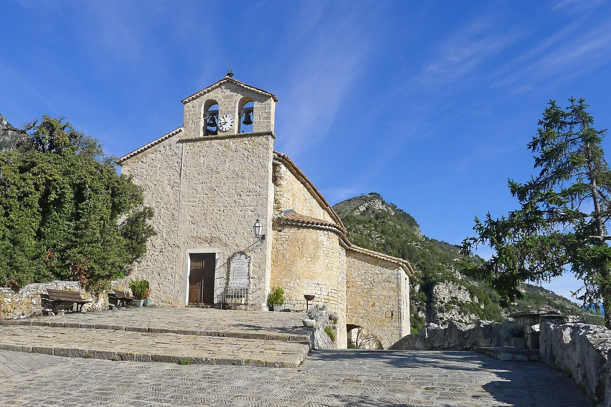 Photo showing: L’église Sainte-Marguerite de Bairols.