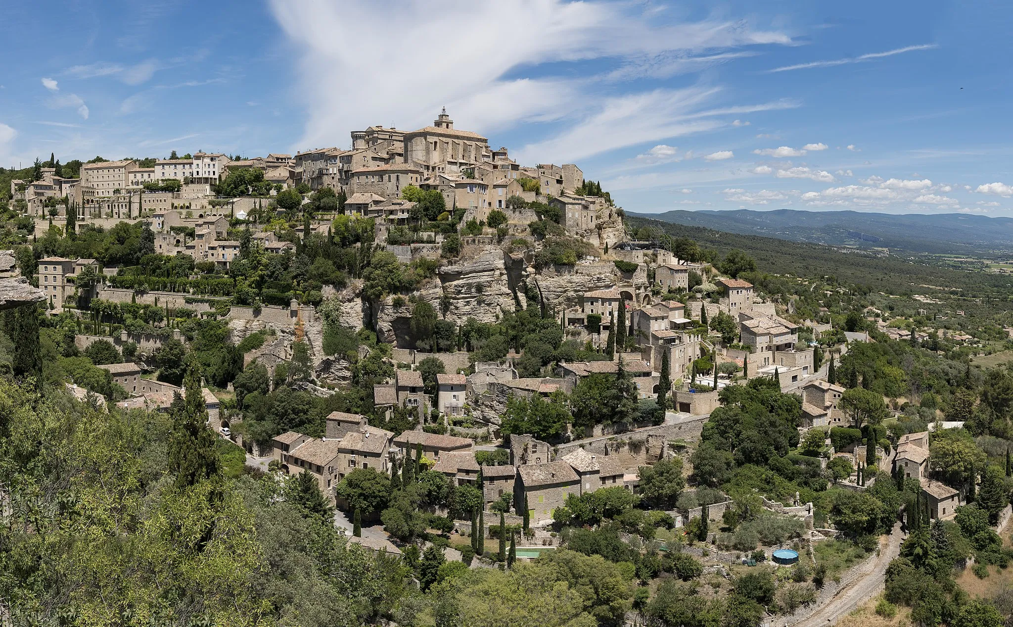 Photo showing: gordes france panorama 2016