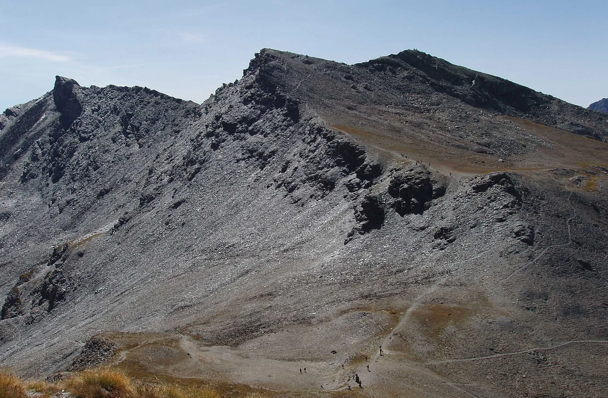 Photo showing: Mount Pelvo (Pic de Caramantran) - french-italian border, Cotian Alps