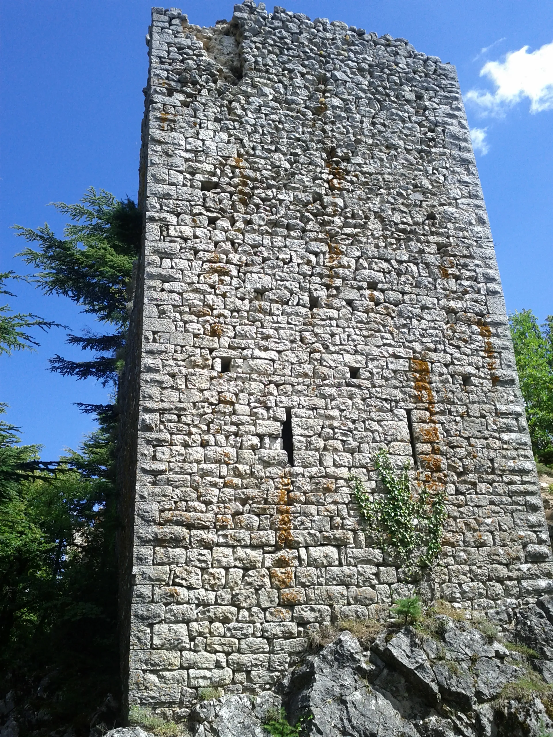 Photo showing: Ruine de l'ancien château des ducs de Blacas