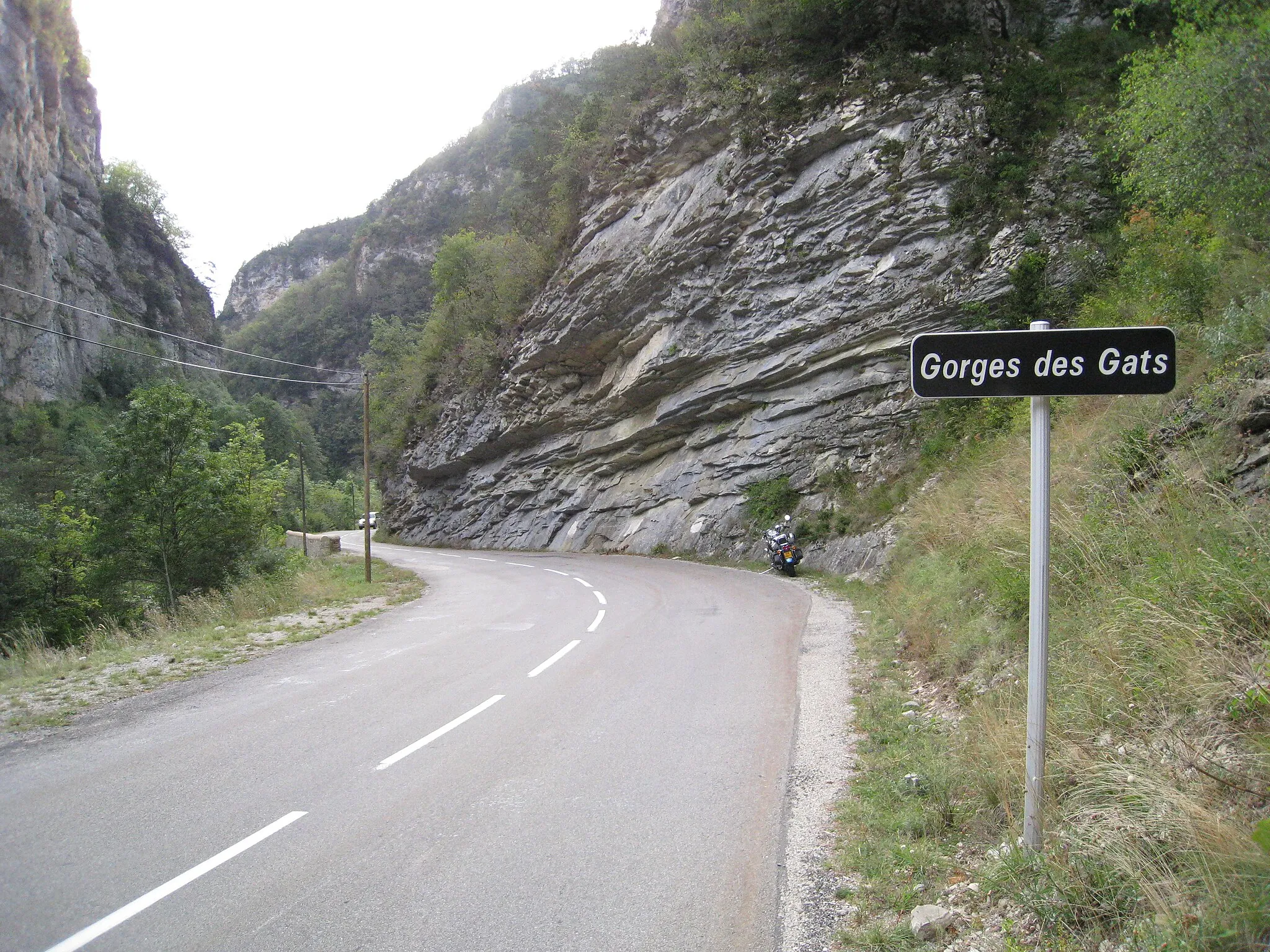 Photo showing: Gorges des Gats, Glandage, Drôme, France
