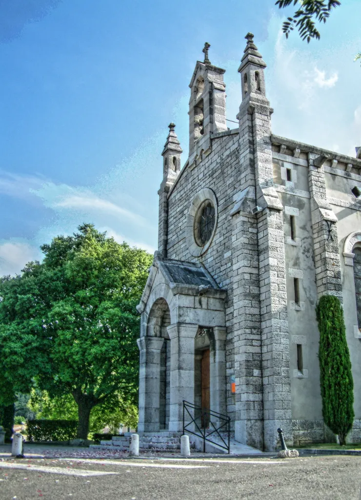 Photo showing: St Roseline church in Roquefort la Bédoule (Bouches du Rhône - France)
