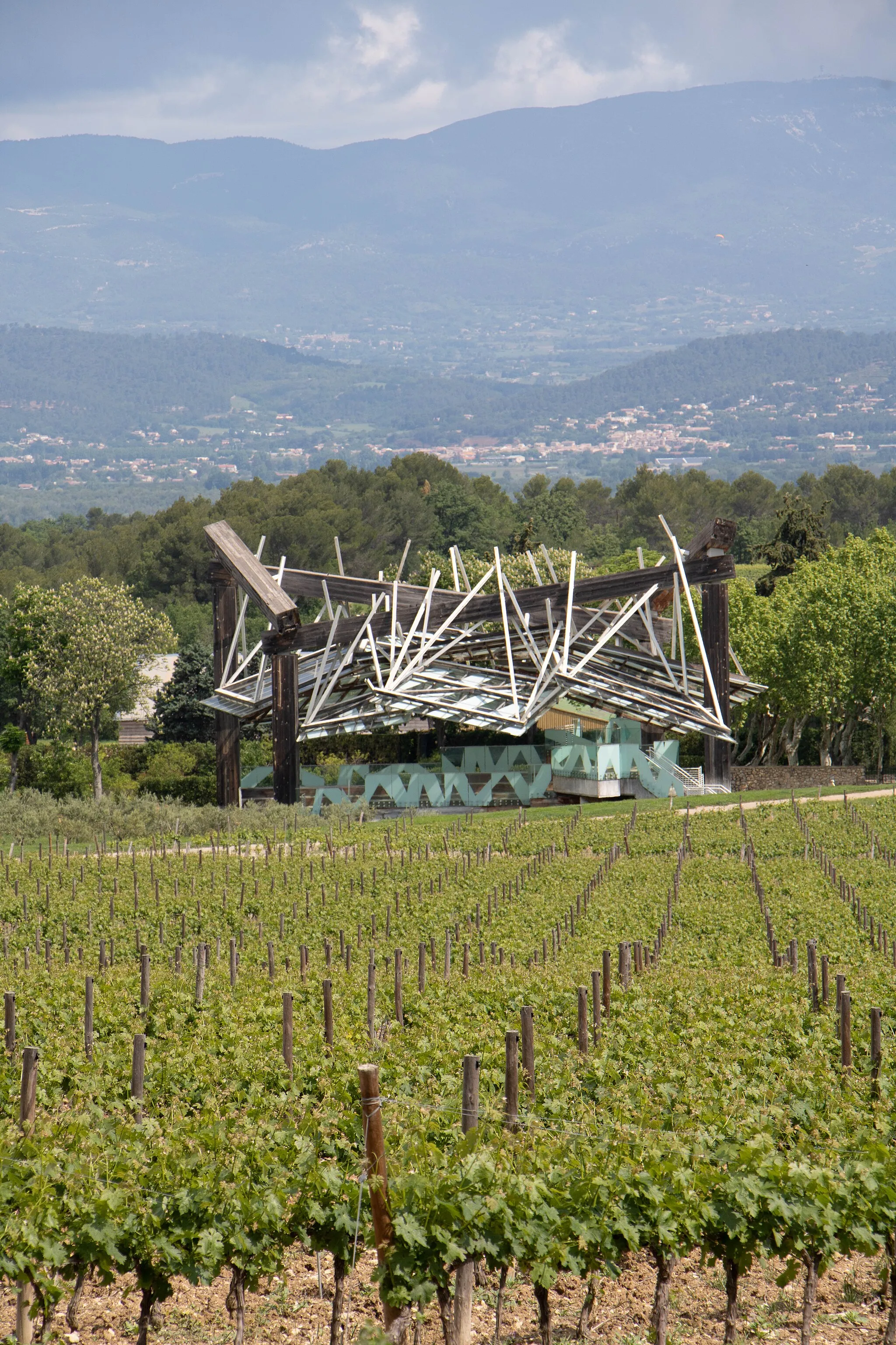 Photo showing: Pavillon de musique de Château La Coste. Frank Gehry 2008.