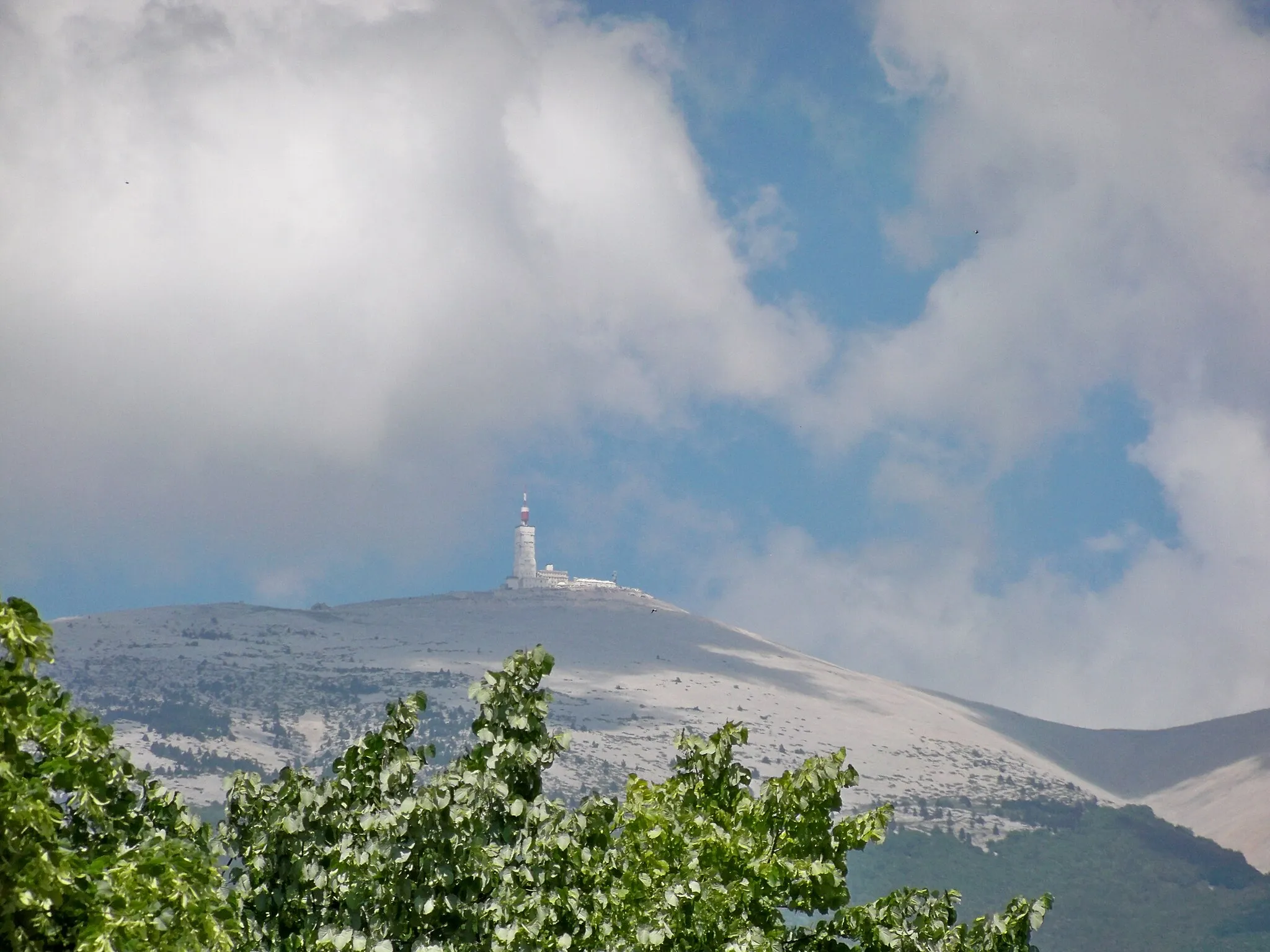Photo showing: sommet du mont Ventoux, vue de Flassan (84)