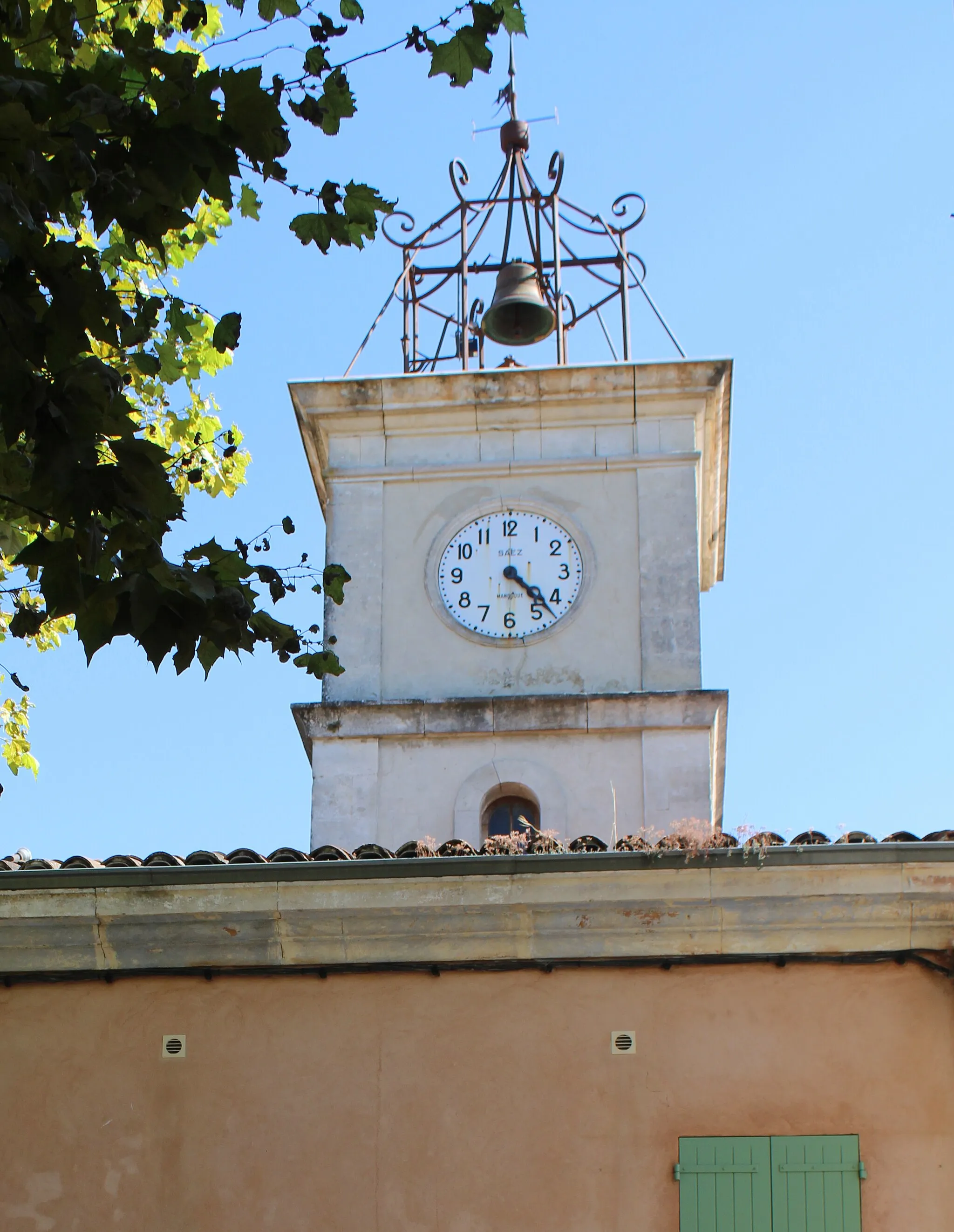 Photo showing: Le campanile de l'église