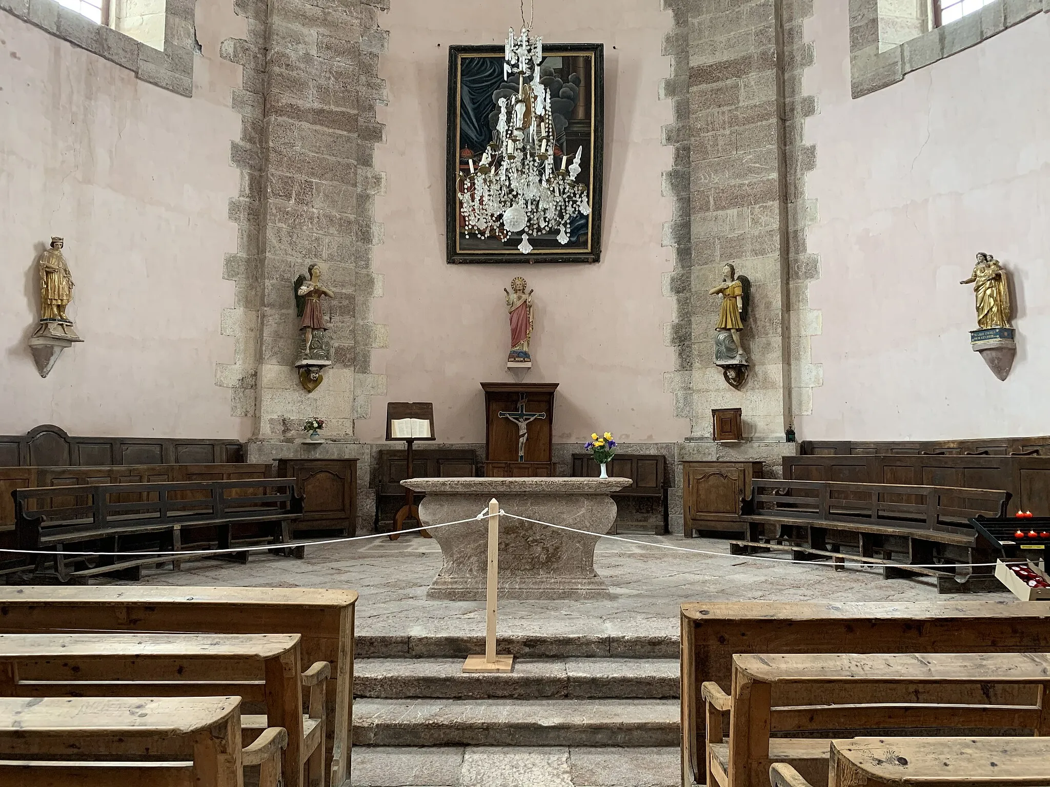Photo showing: Intérieur de l'église Saint-Louis de Mont-Dauphin (juillet 2020).