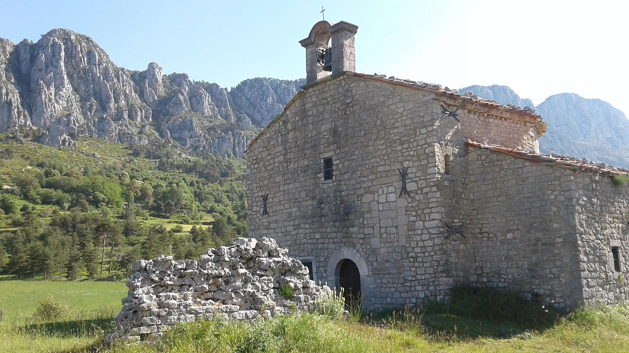 Photo showing: Chapelle Notre-Dame de Gratemoine, Séranon, Alpes-Maritimes, France