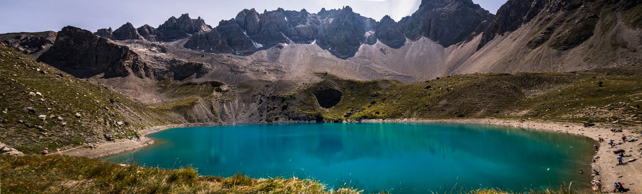 Photo showing: 500px provided description: This view worth the 13km hike [#trees ,#sky ,#lake ,#mountains ,#water ,#reflection ,#travel ,#blue ,#clouds ,#summer ,#colors ,#green ,#france ,#mountain ,#valley ,#peak ,#alps ,#outdoors ,#alpes ,#alpine ,#julian alps ,#lac ,#mountain lake ,#mountain range ,#lakeside ,#anne ,#alp ,#moraine ,#sainte ,#hinjing]