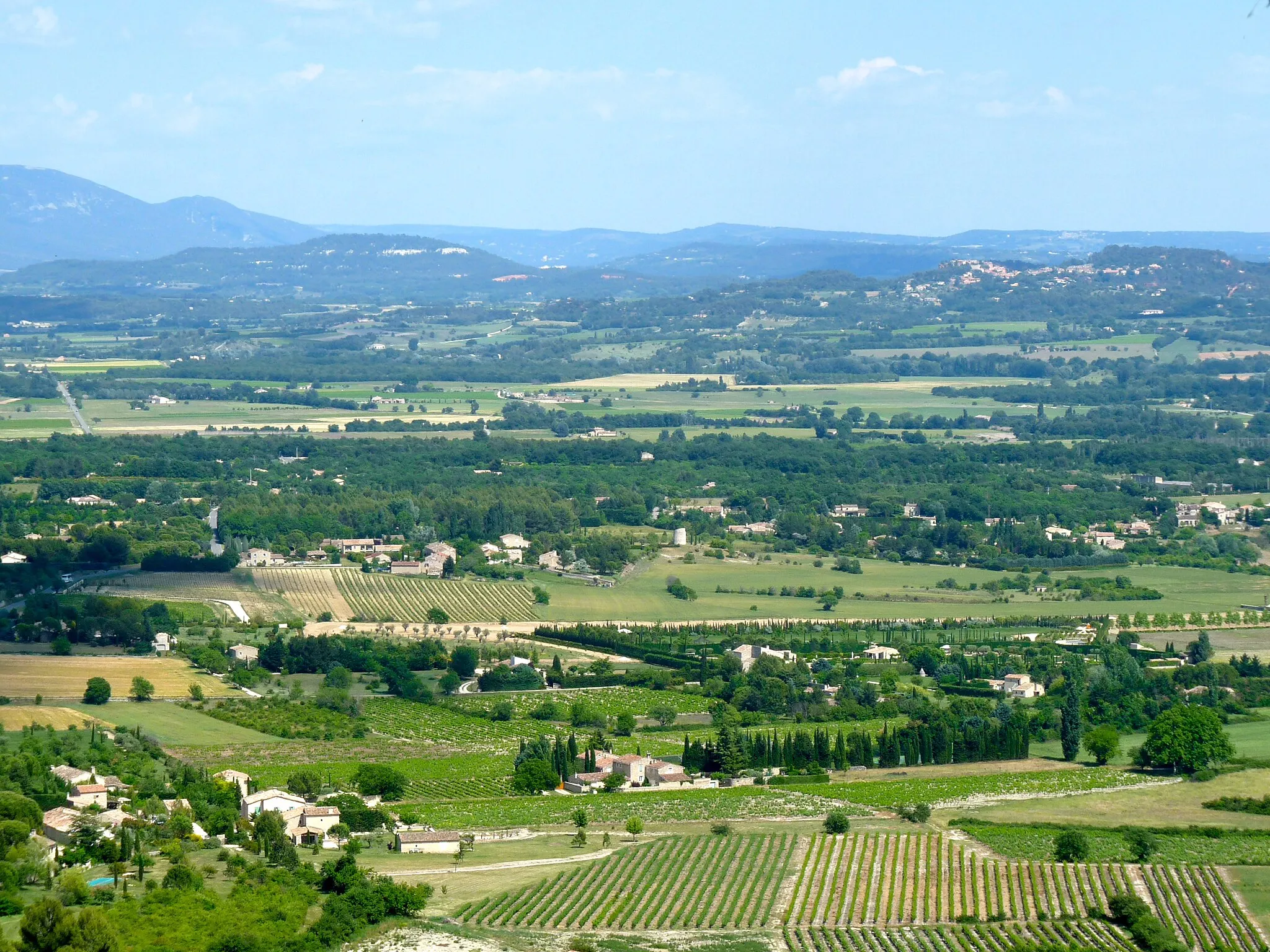 Photo showing: Vue aérienne de Coustellet