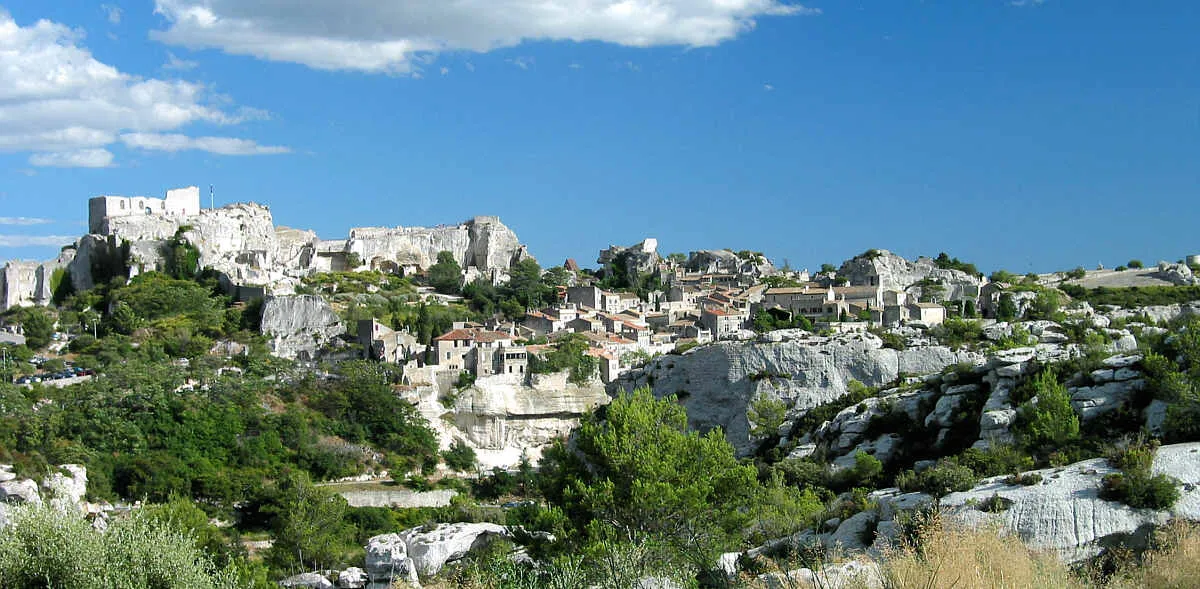 Photo showing: Les Baux de Provence, France, seen from west