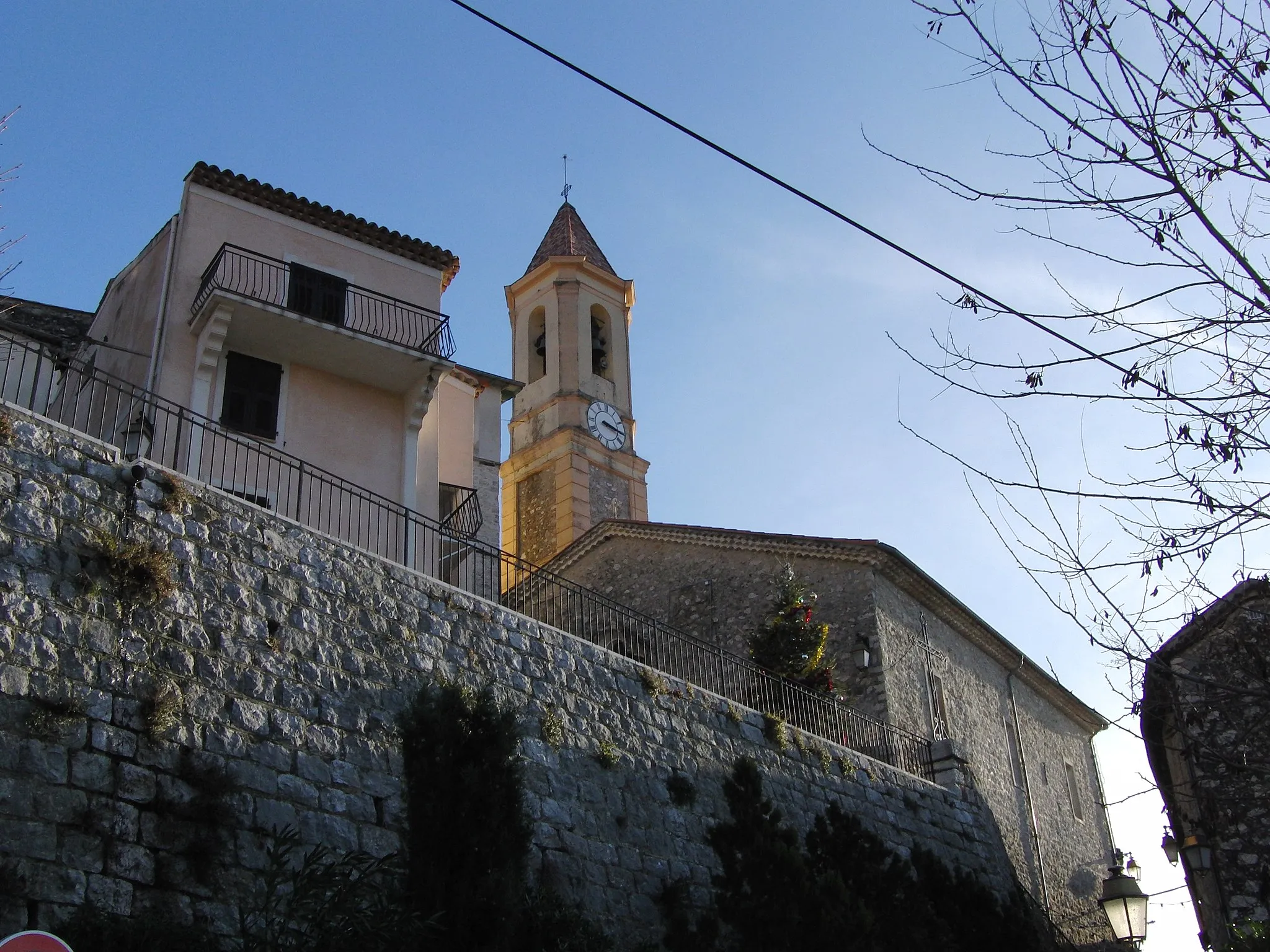 Photo showing: Aspremont church