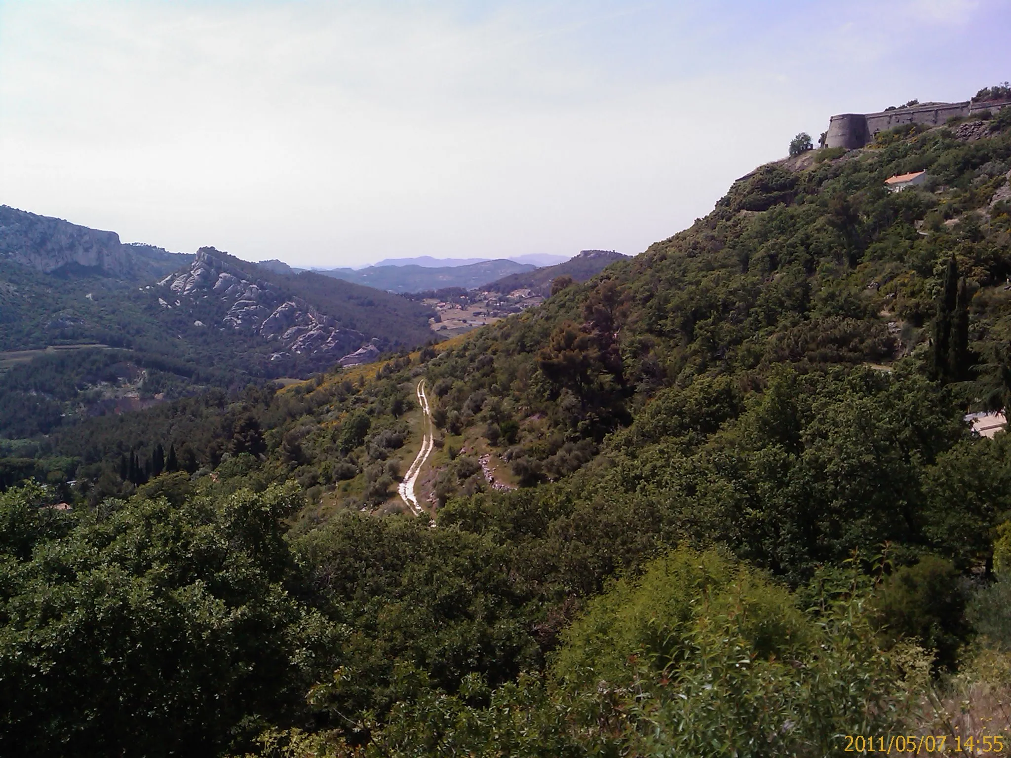 Photo showing: 83330 Weg nach St Anned'Evenos und Fort de Pipaudon, France