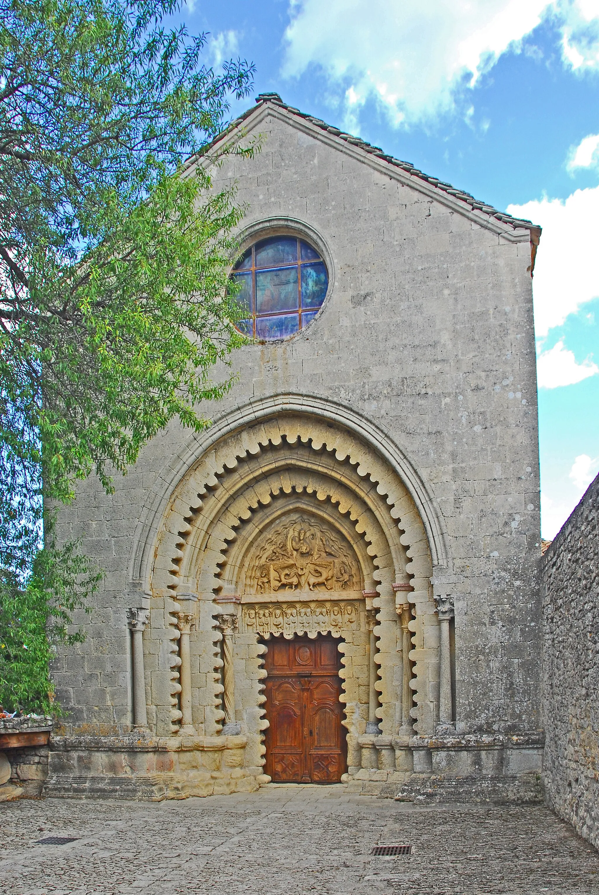 Photo showing: Prieuré de Ganagobie, Kirche, Westfassade