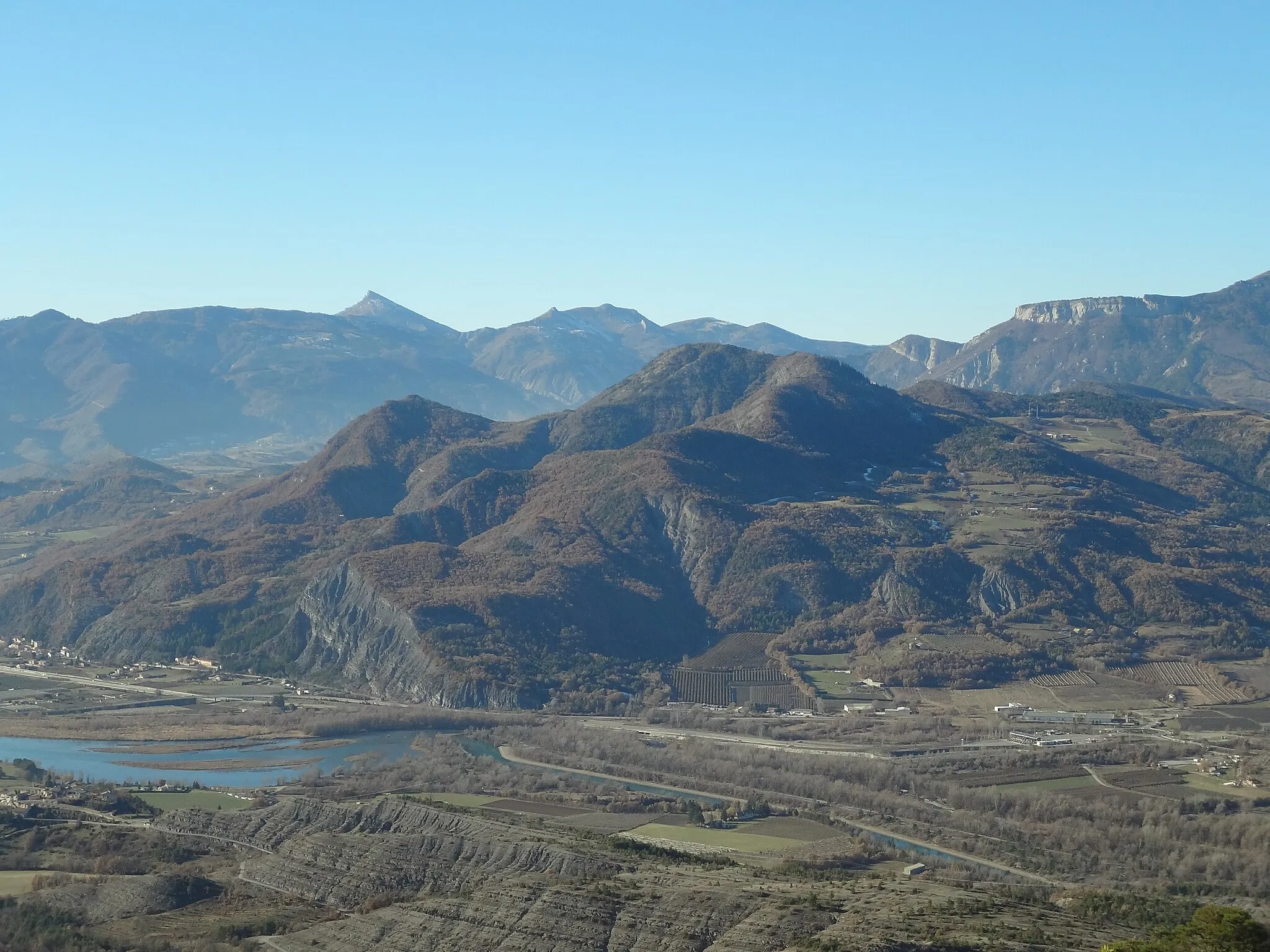 Photo showing: Montagne de Serre Soleille, vue de la route d'Urtis, 1193 m