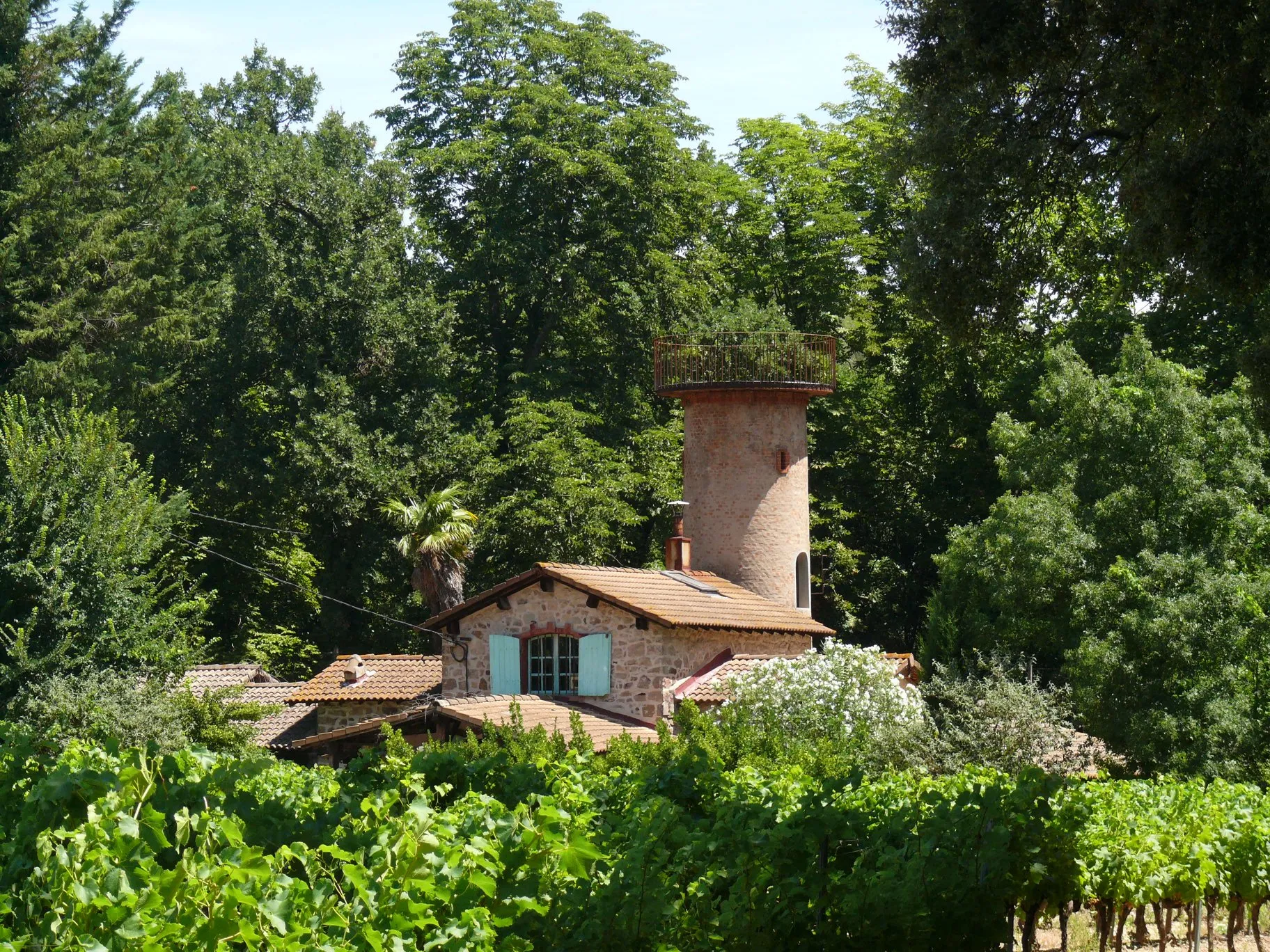 Photo showing: The diocesan domain of La Castille in Solliès-Ville (Var, Provence-Alpes-Côte d'Azur, France).