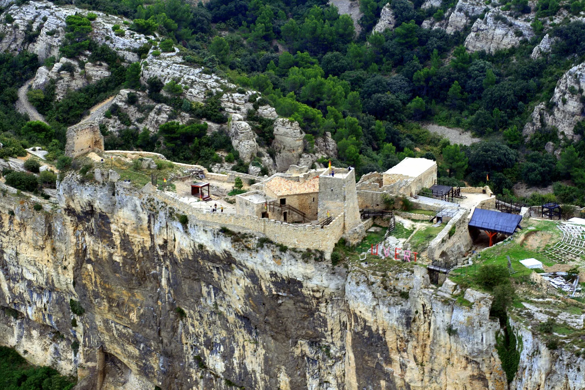 Photo showing: La forteresse de Mornas
