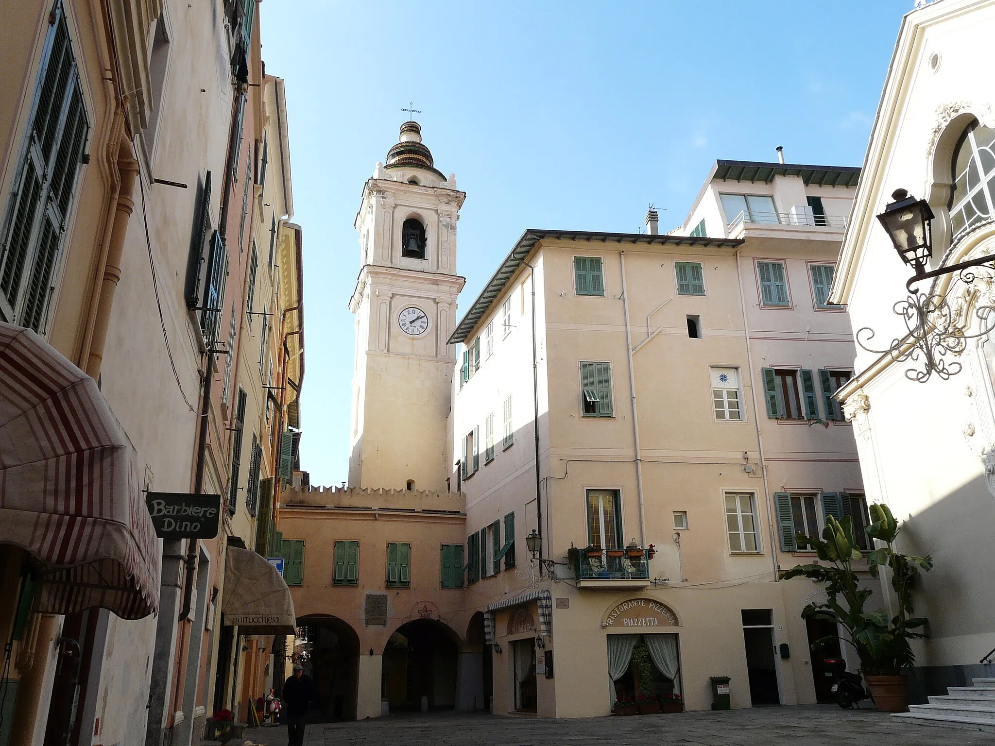Photo showing: Centro storico di Bordighera, Liguria, Italia