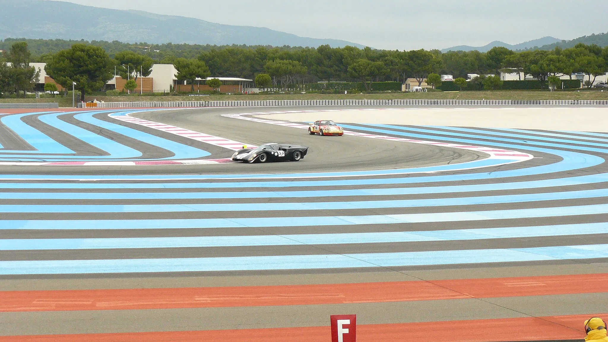 Photo showing: turn of "pont" and "tour", track of Paul Ricard