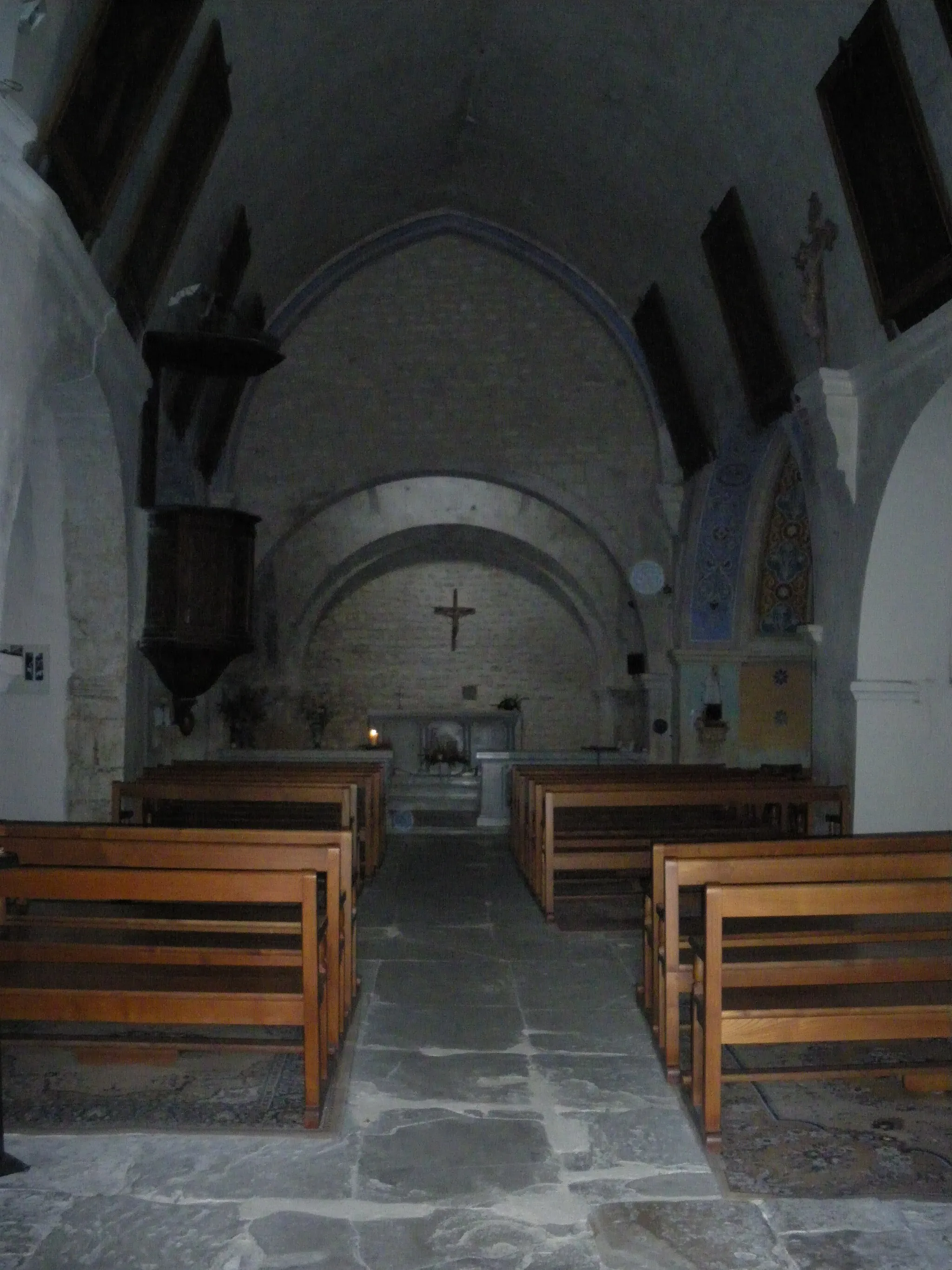 Photo showing: intérieur de l'église de Monieux, Vaucluse, France